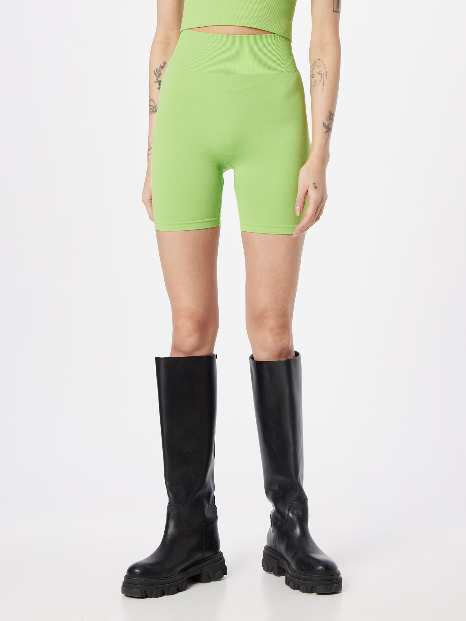 Monki Leggings verde măr - Pled.ro