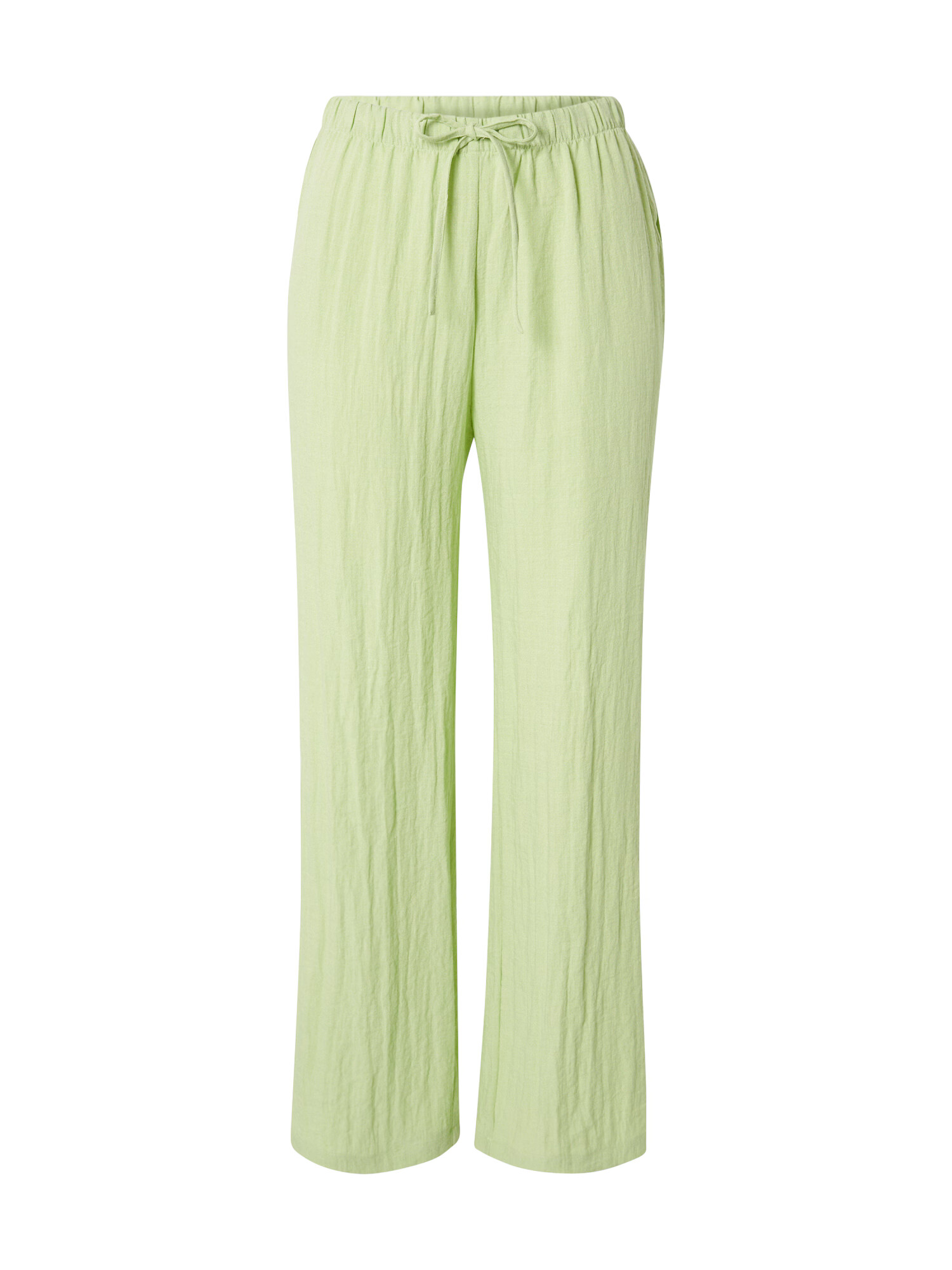 Monki Pantaloni verde pastel - Pled.ro