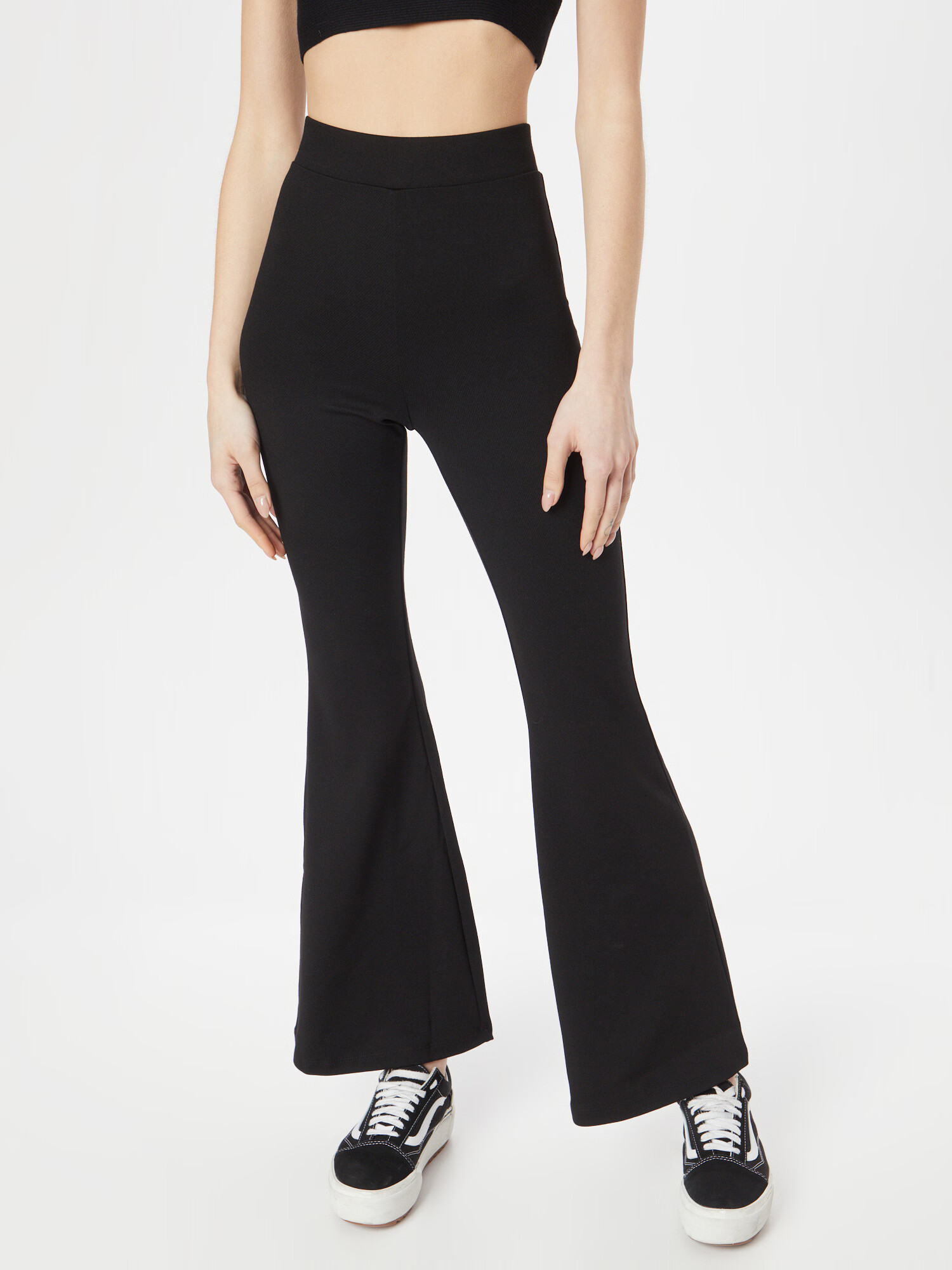 Monki Pantaloni negru - Pled.ro