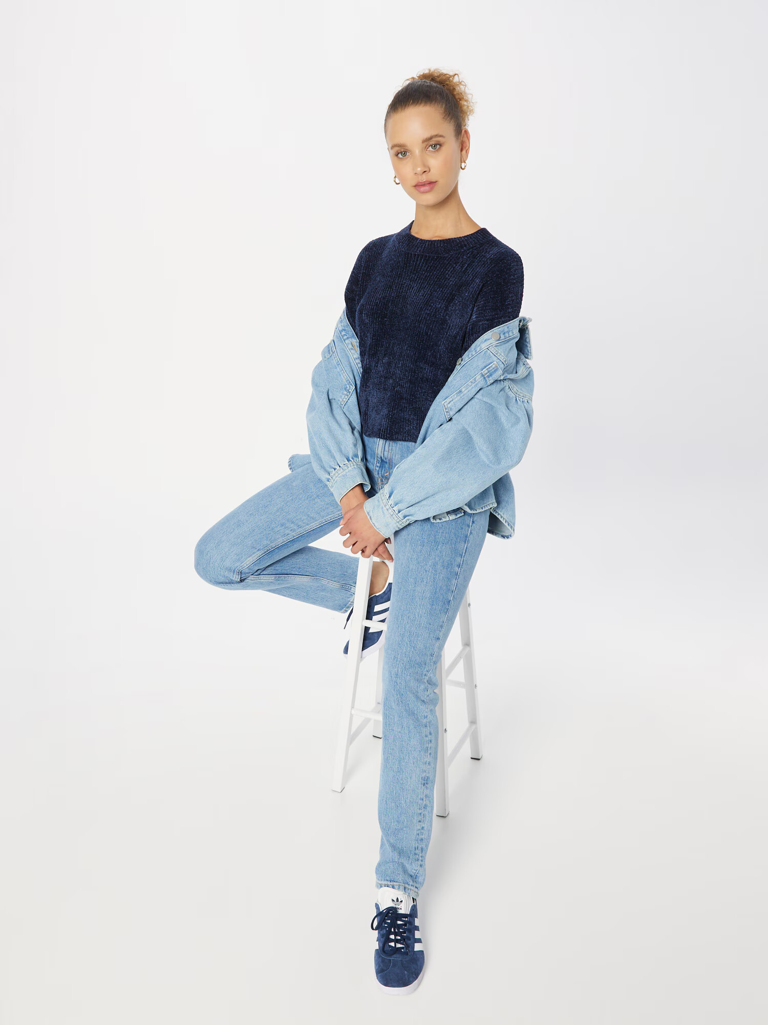 Monki Pulover bleumarin - Pled.ro