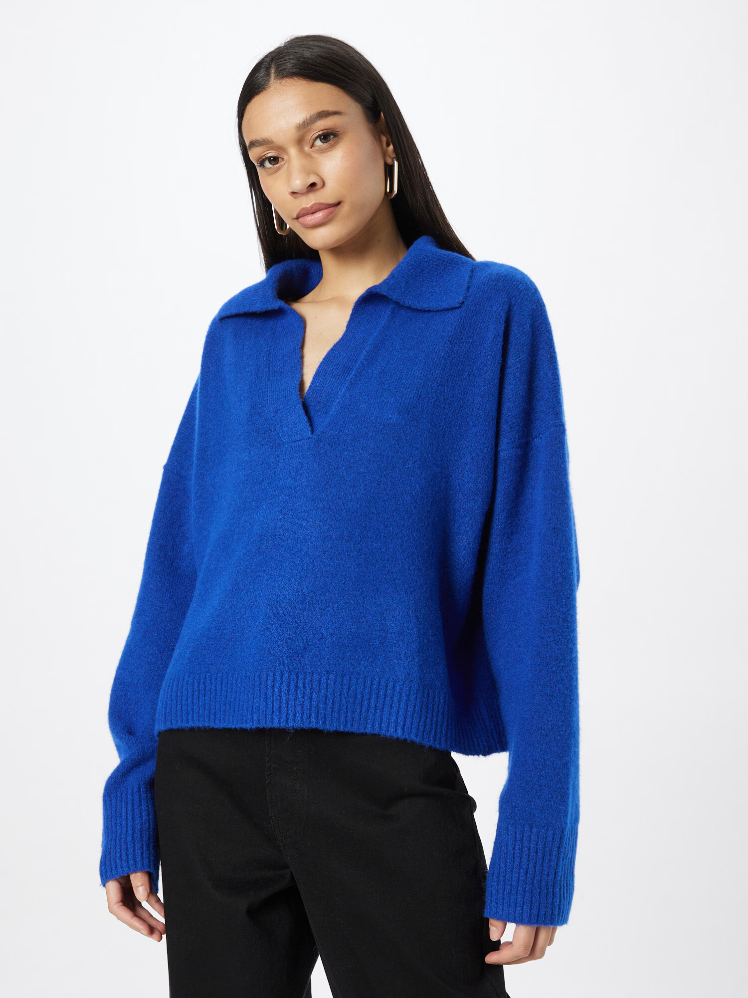 Monki Pulover albastru cobalt - Pled.ro