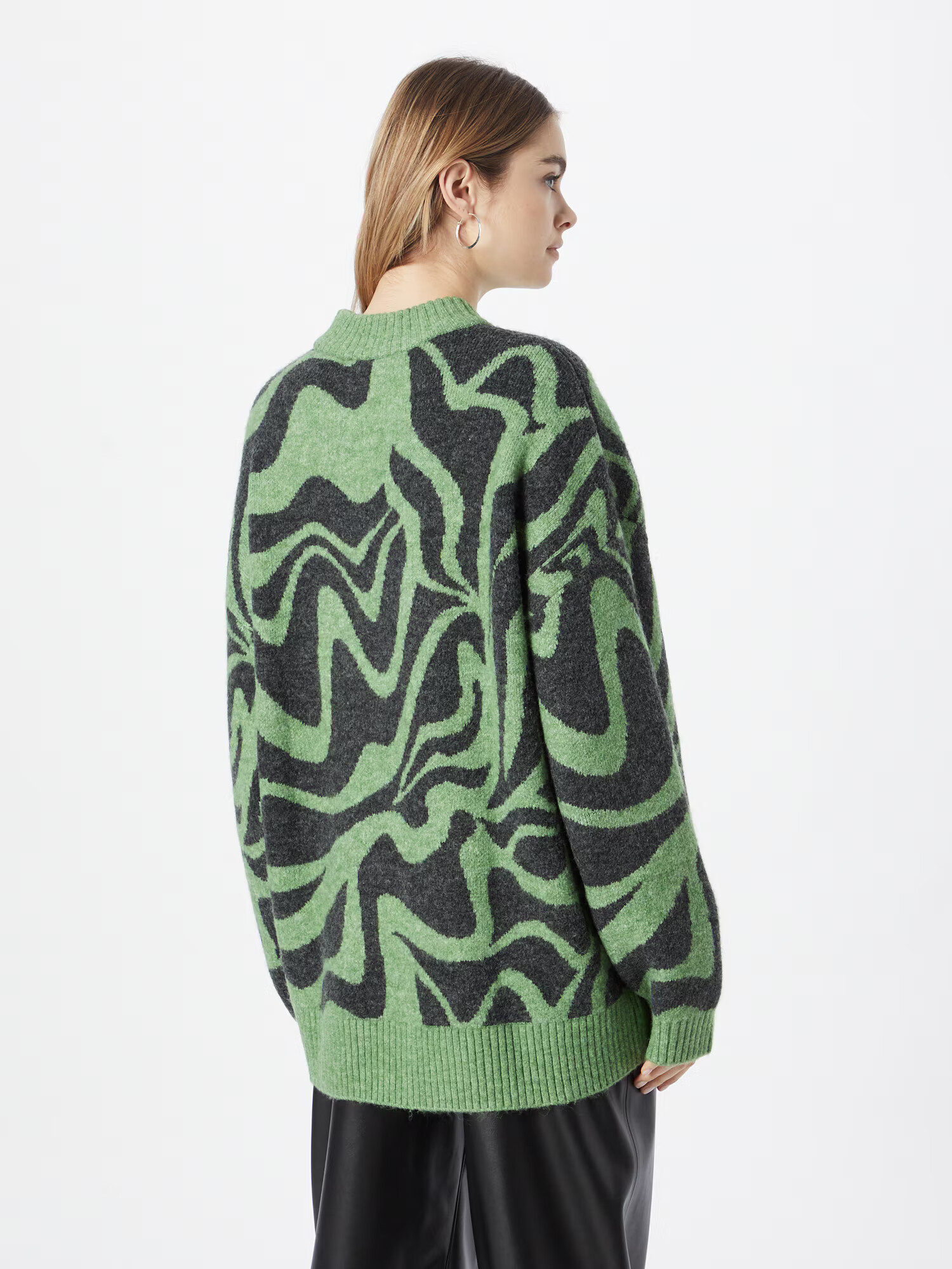 Monki Pulover verde / negru - Pled.ro