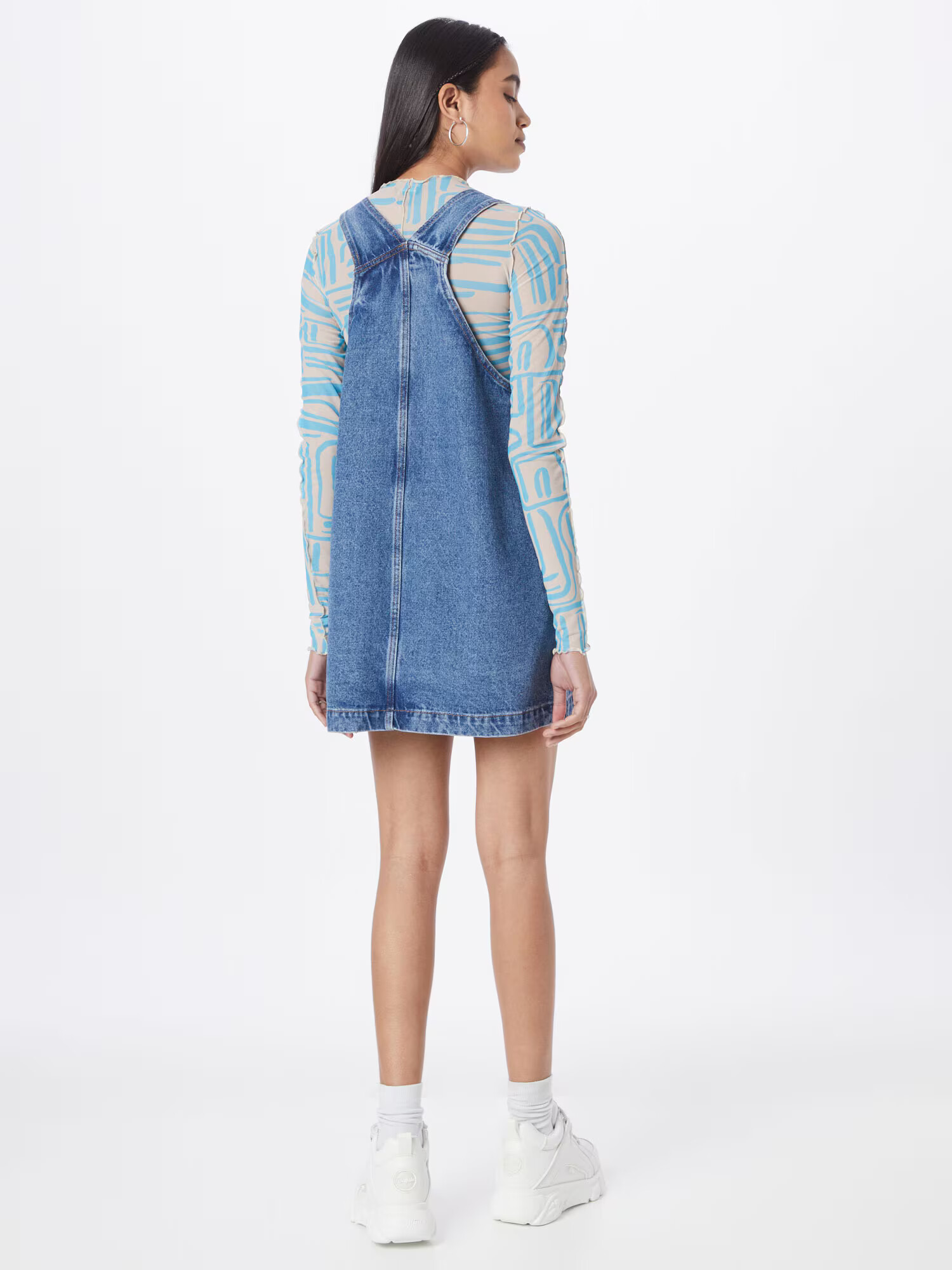 Monki Rochie albastru denim - Pled.ro