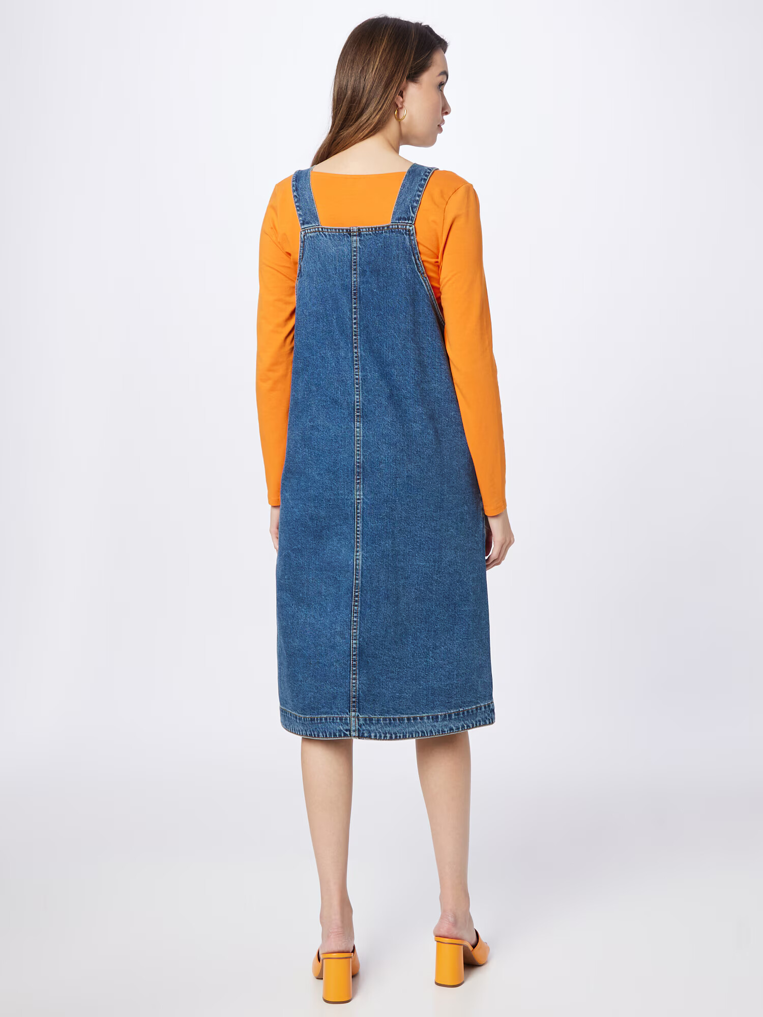 Monki Rochie albastru denim - Pled.ro