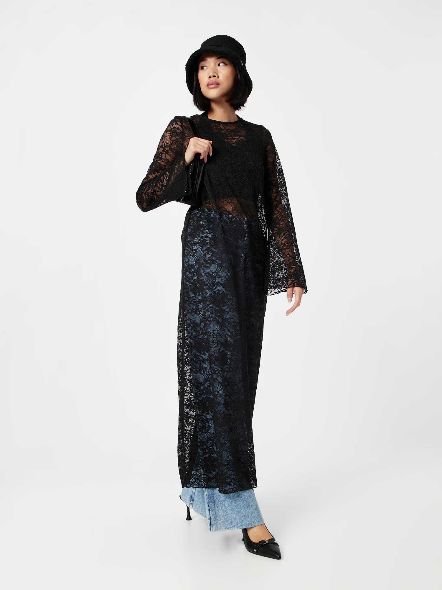 Monki Rochie negru - Pled.ro