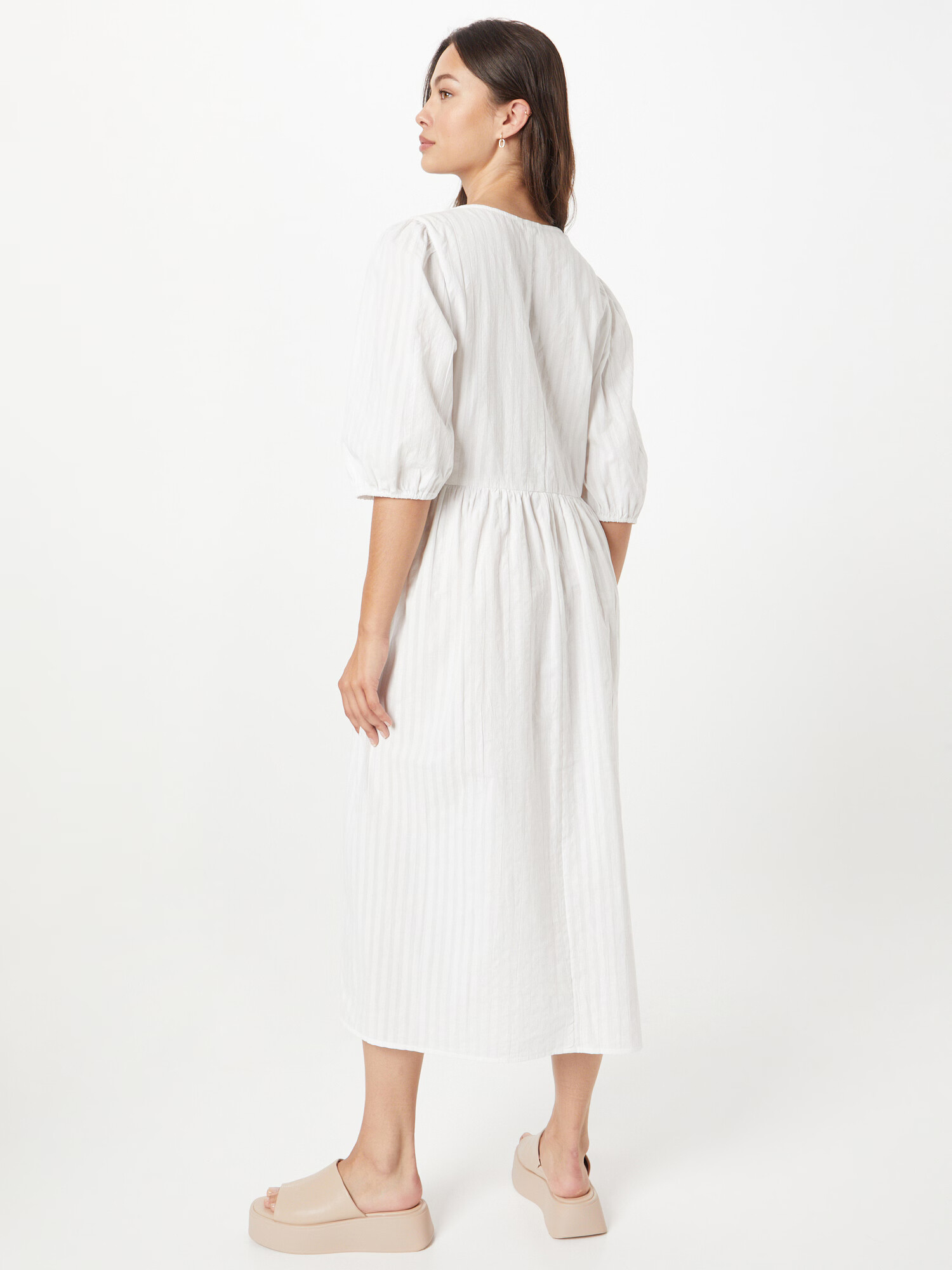 Monki Rochie alb - Pled.ro