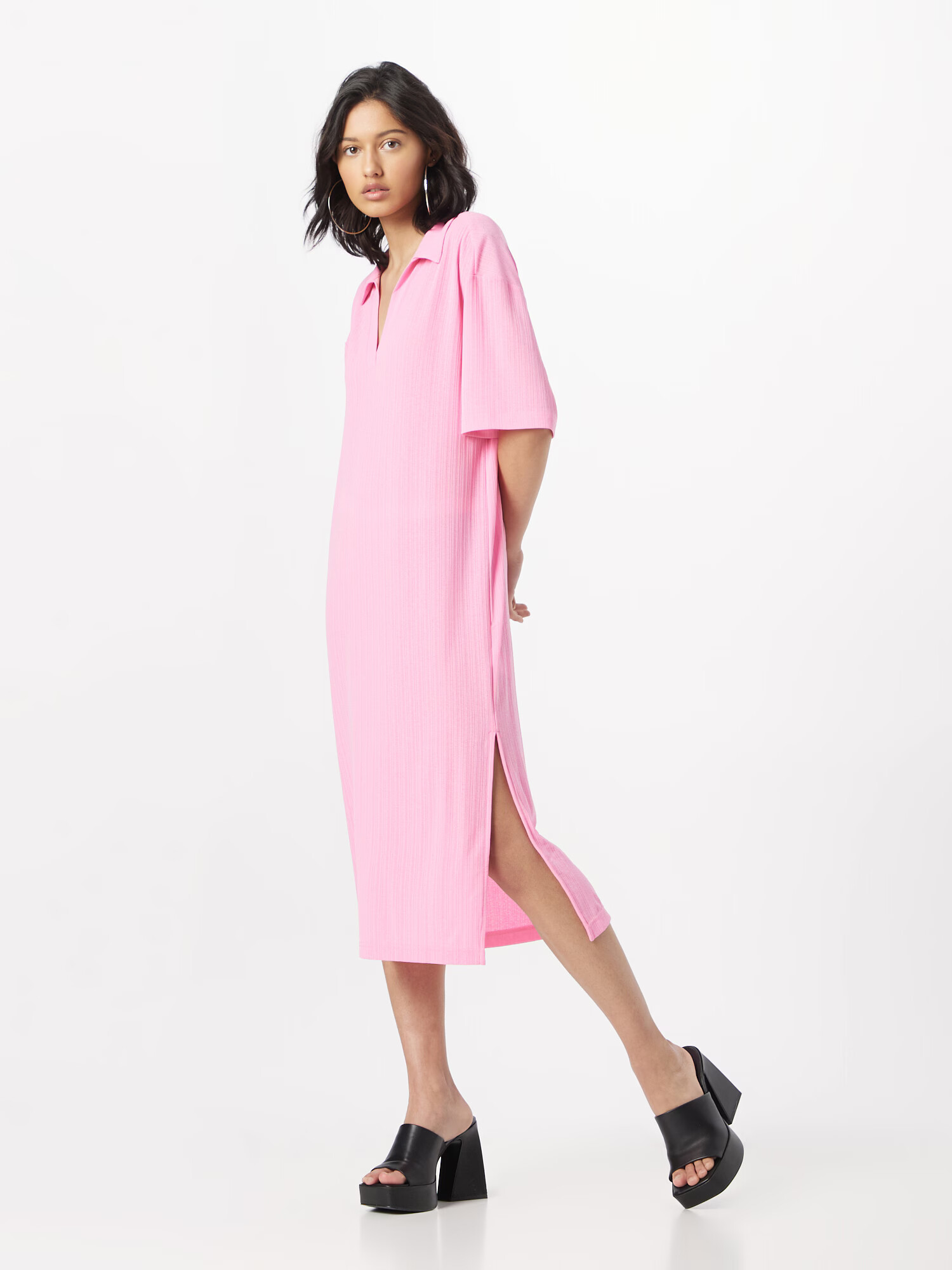 Monki Rochie roz - Pled.ro