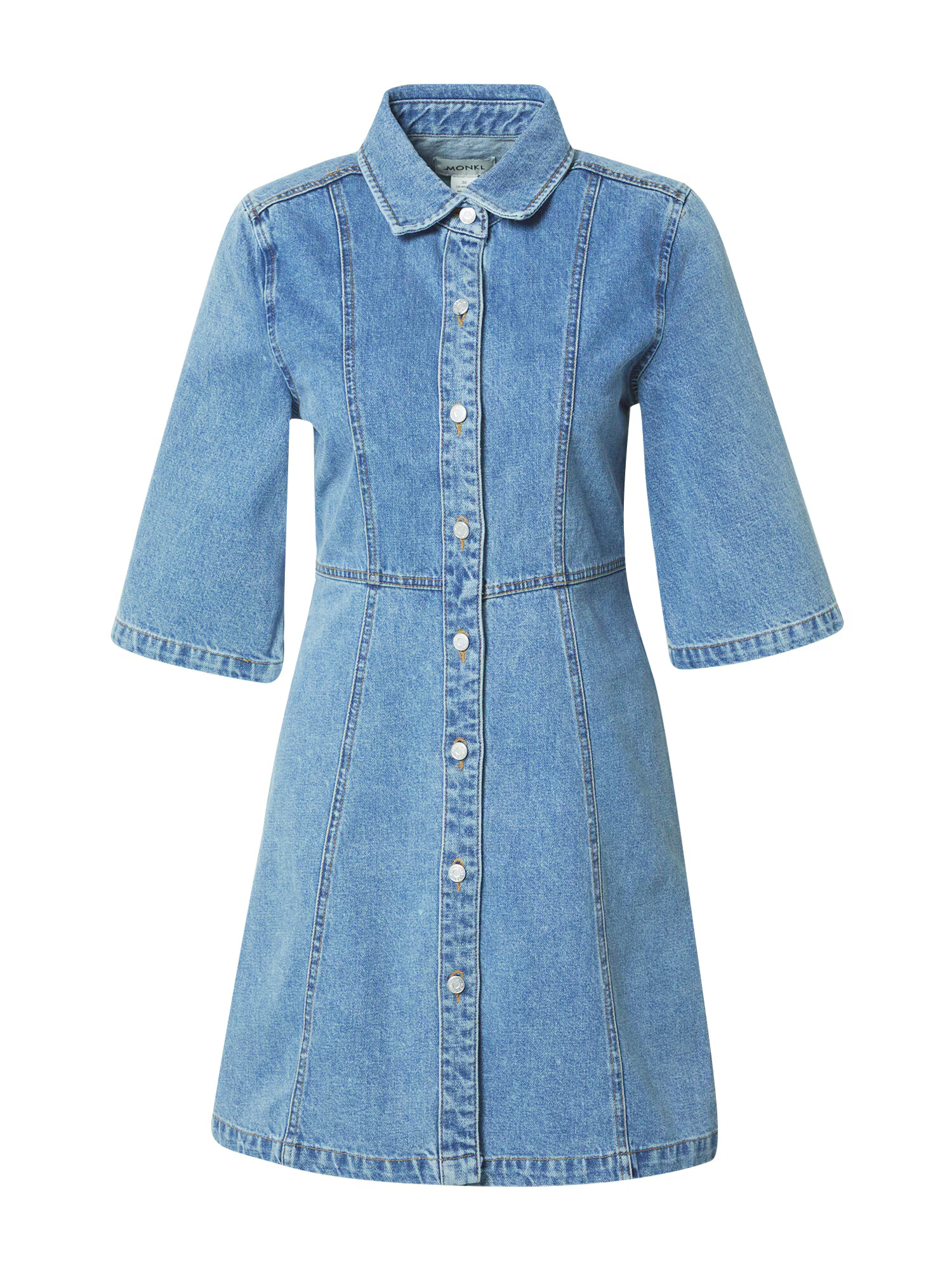 Monki Rochie albastru denim - Pled.ro