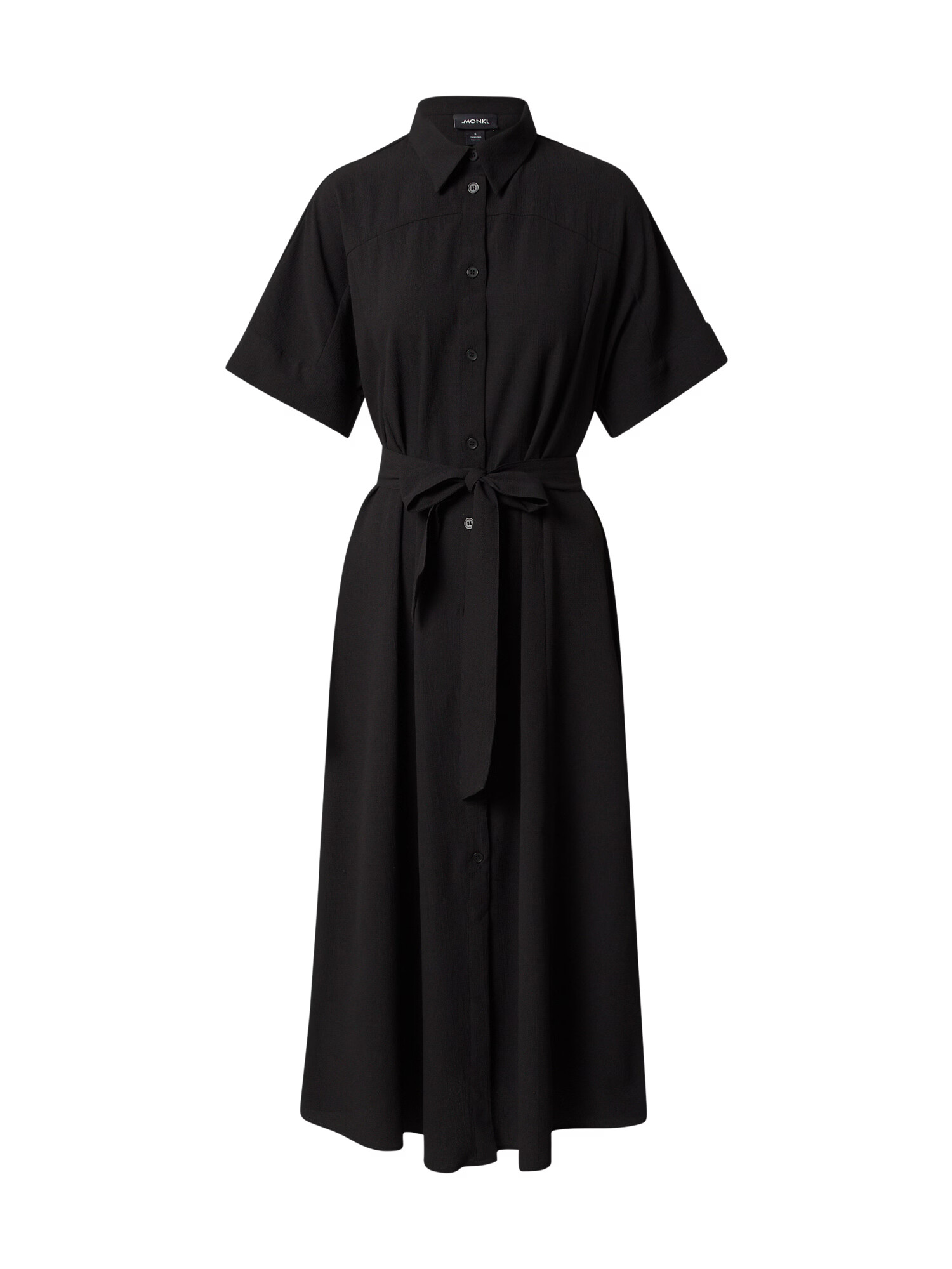 Monki Rochie tip bluză negru - Pled.ro