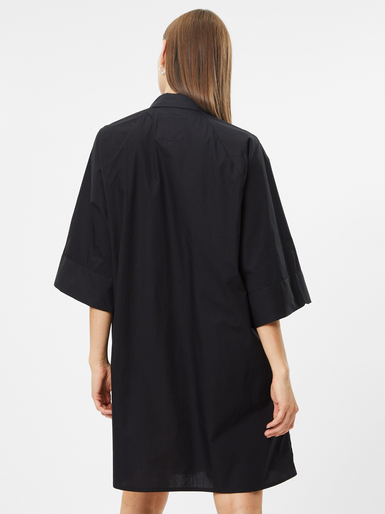 Monki Rochie tip bluză negru - Pled.ro