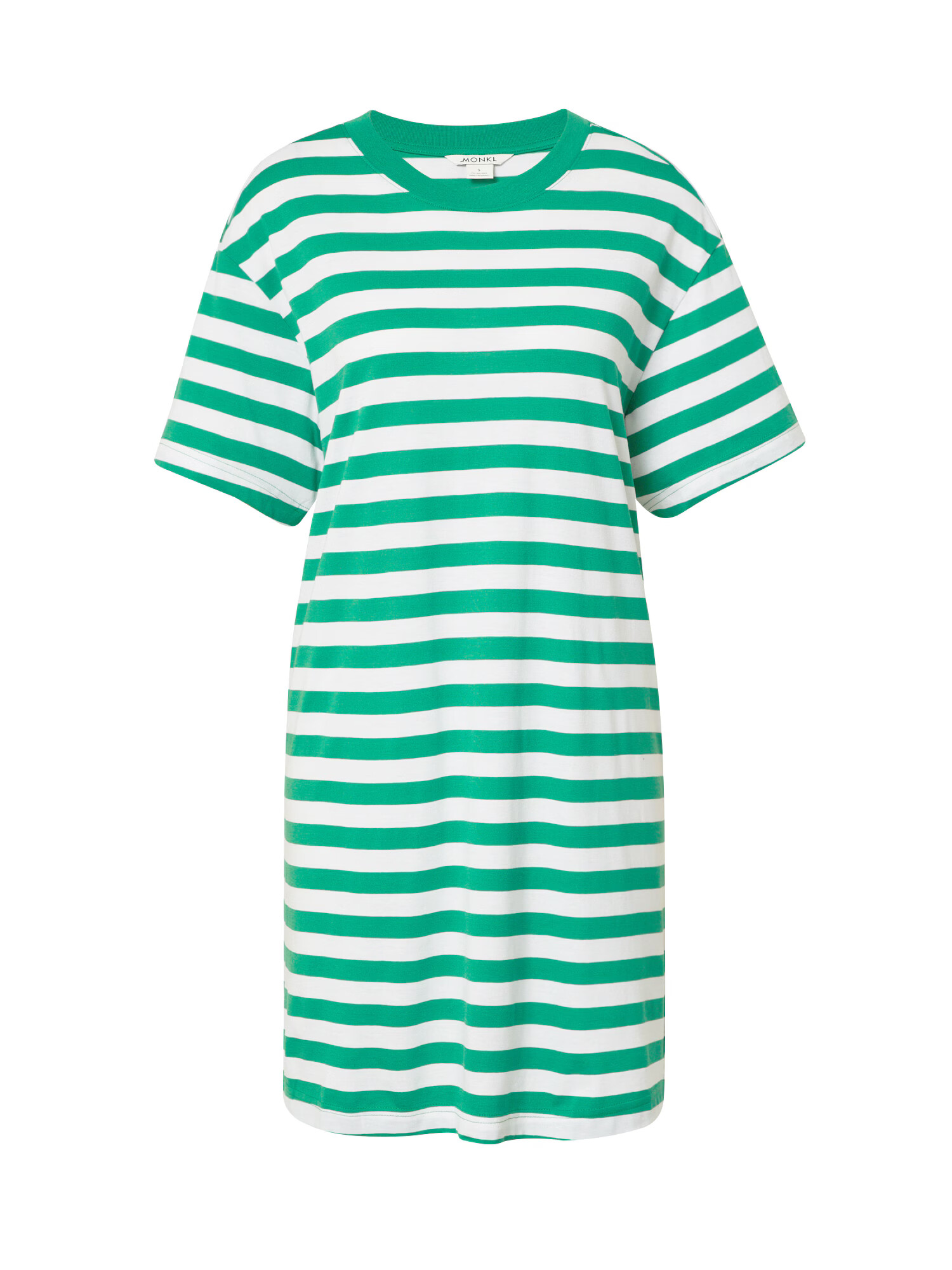 Monki Rochie verde / alb - Pled.ro