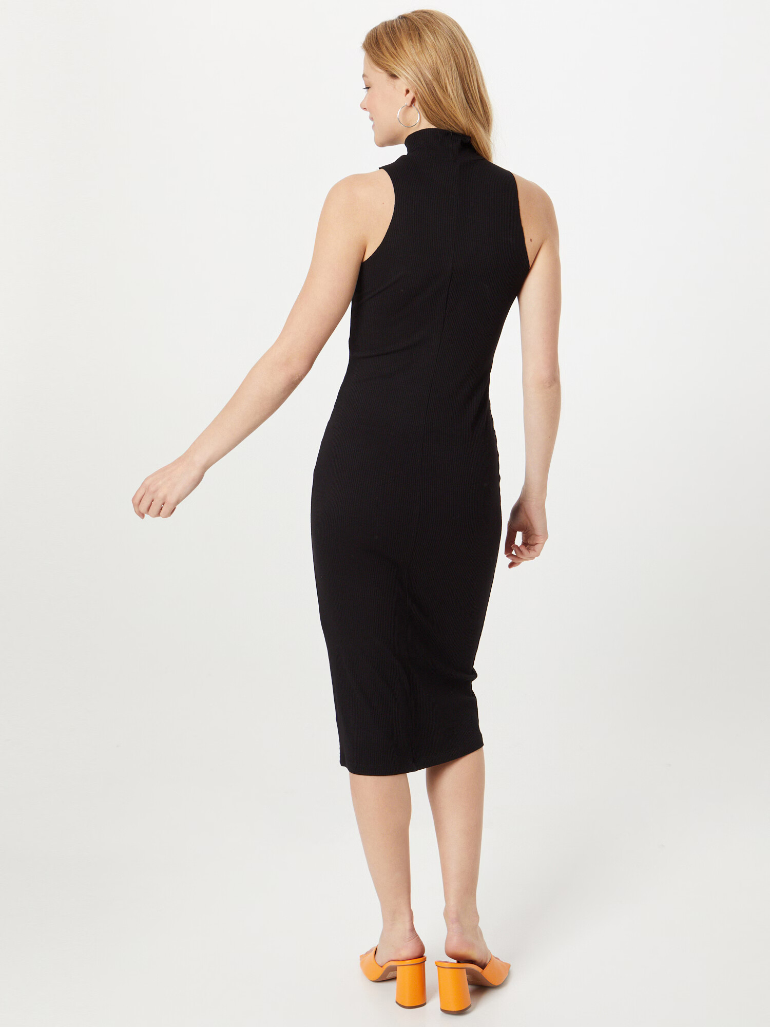 Monki Rochie tricotat negru - Pled.ro