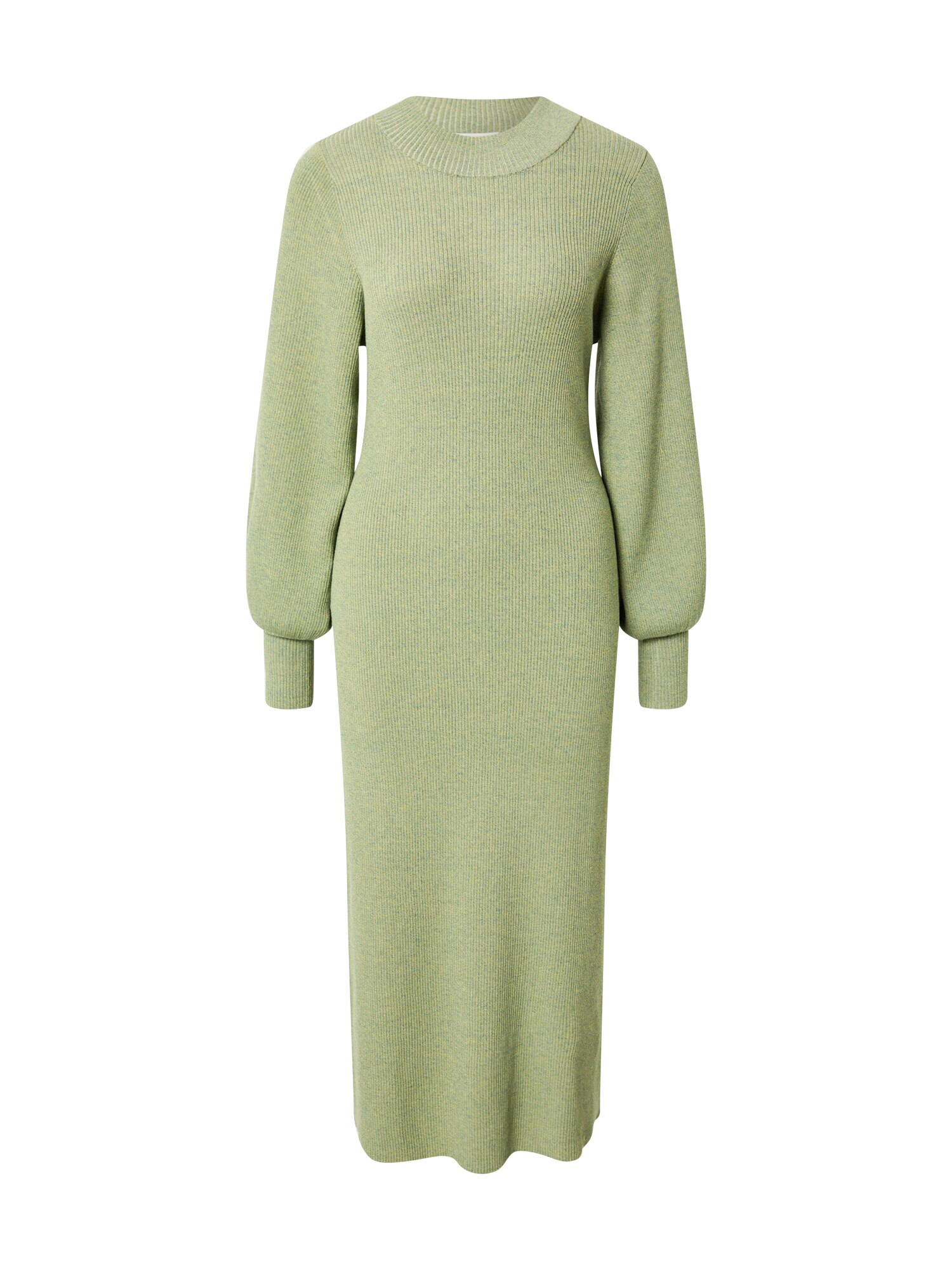 Monki Rochie tricotat verde - Pled.ro