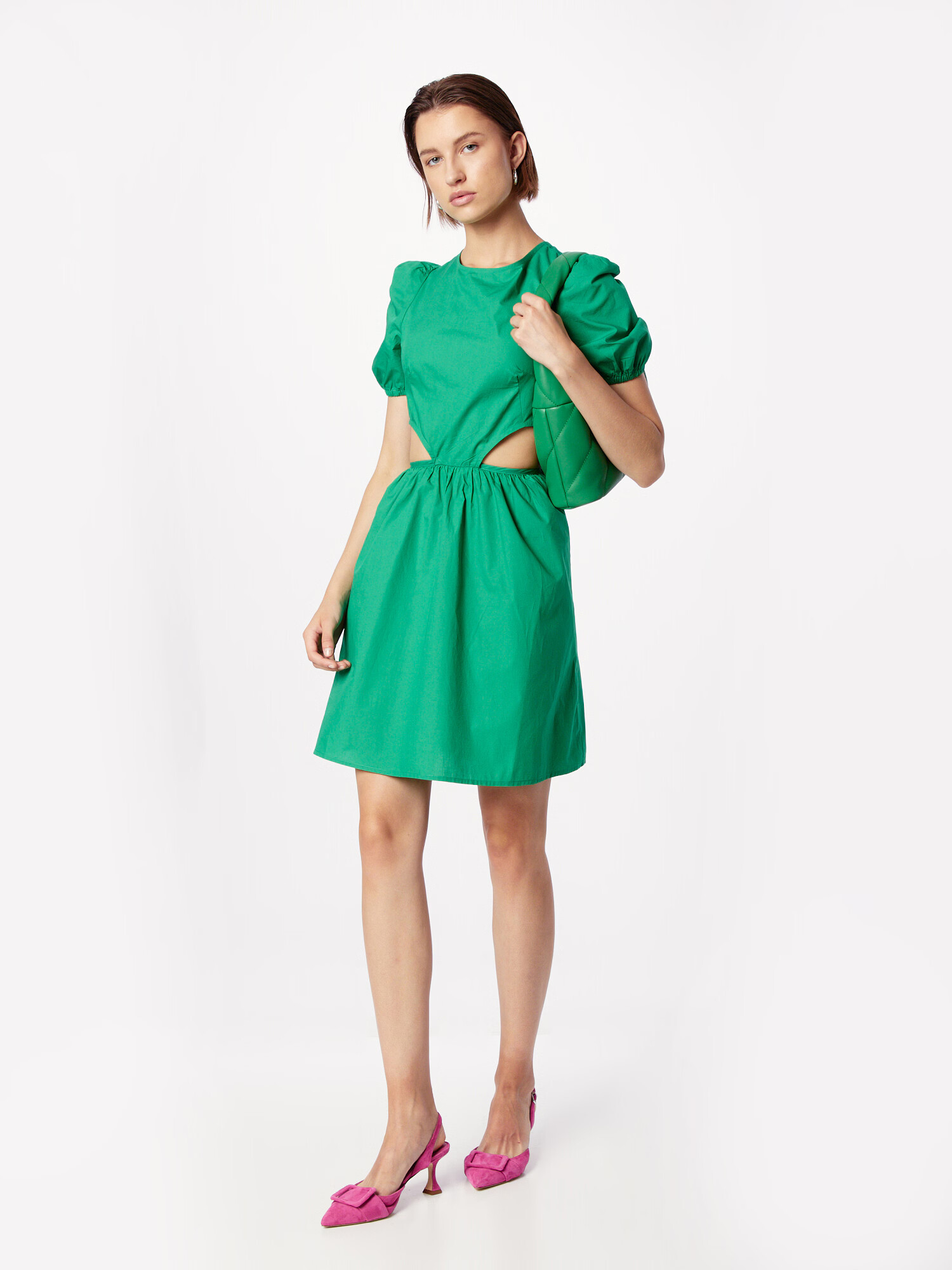 Monki Rochie verde - Pled.ro