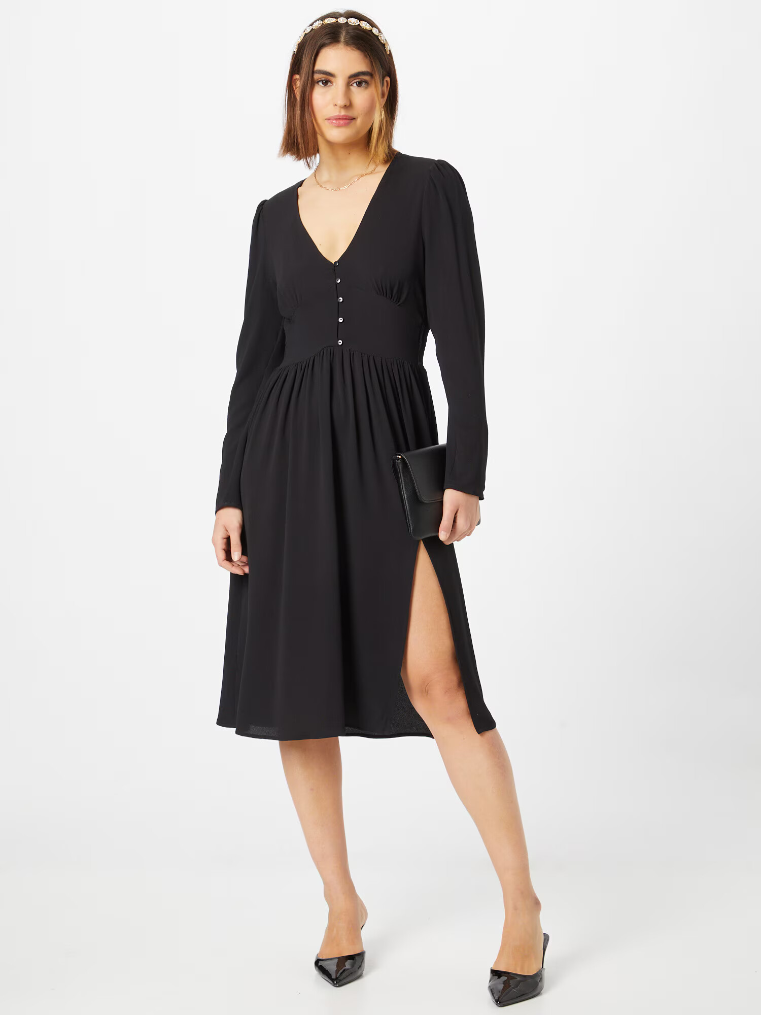 Monki Rochie negru - Pled.ro