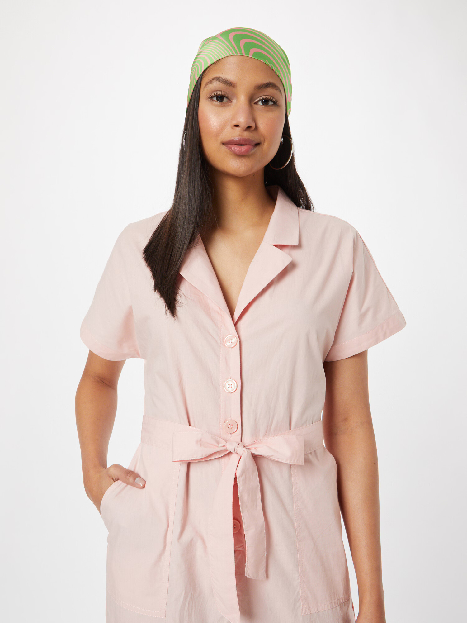 Monki Salopeta roz pastel - Pled.ro