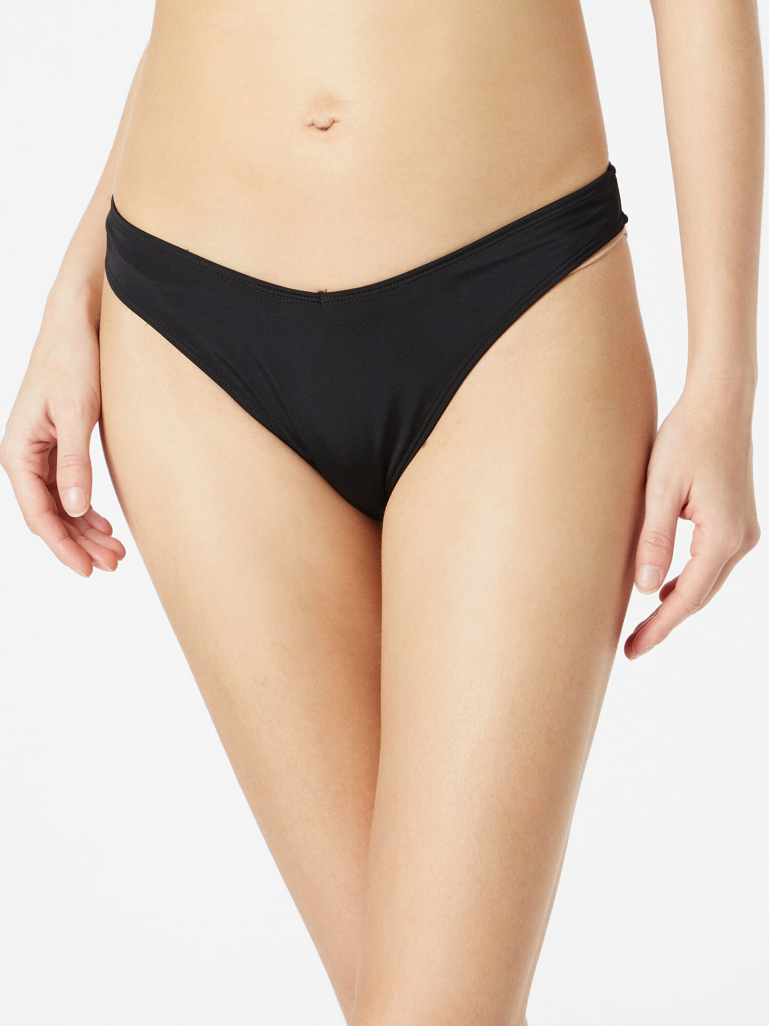 Monki Slip costum de baie negru - Pled.ro