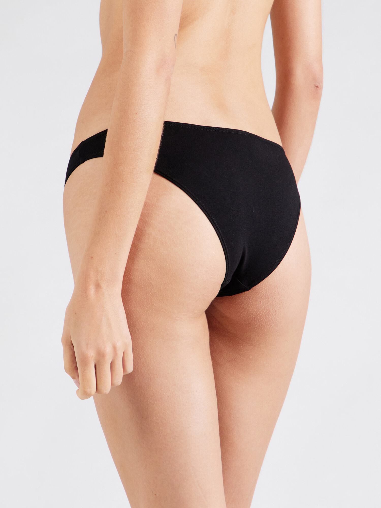 Monki Slip negru / alb - Pled.ro