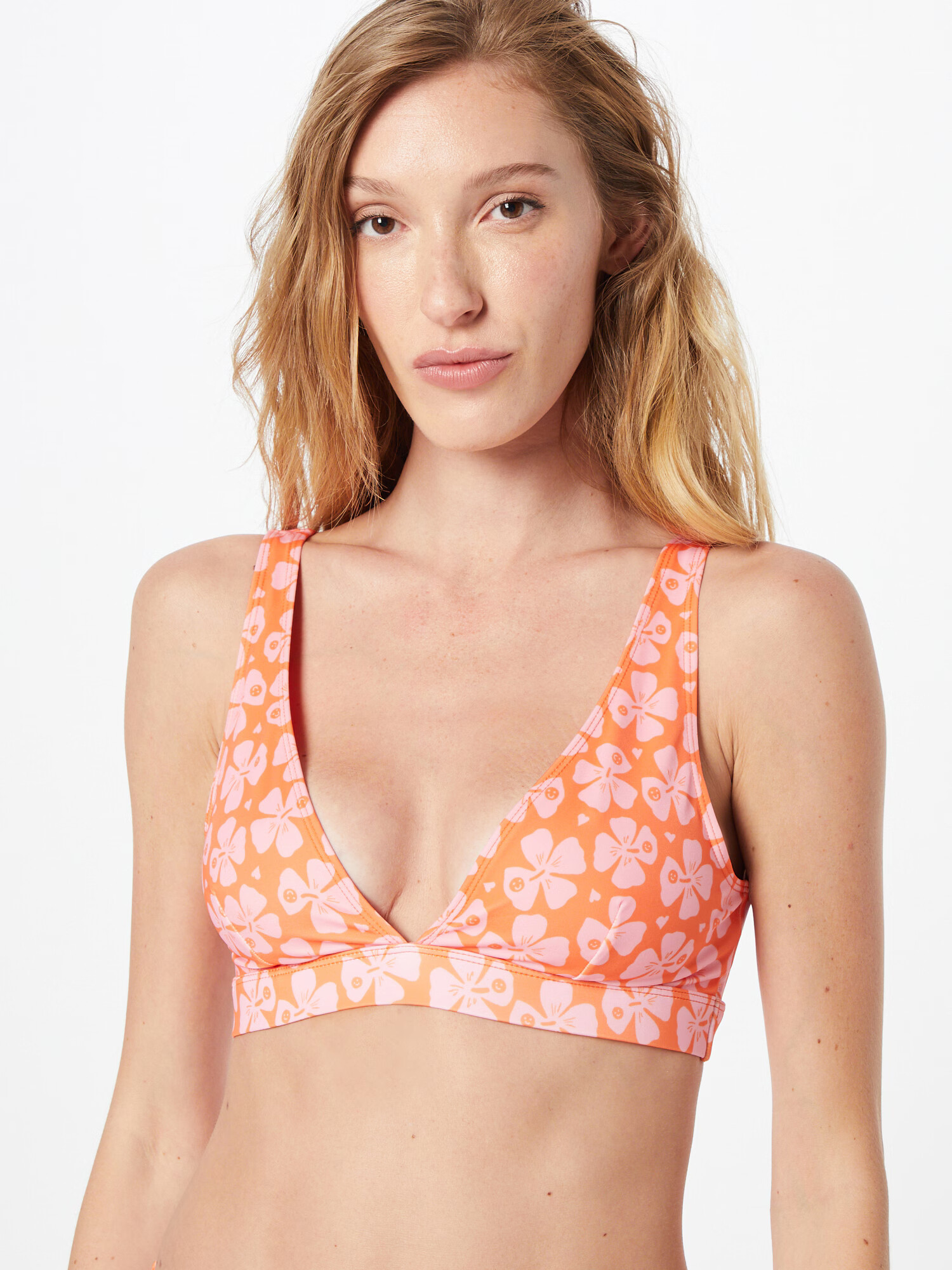 Monki Sutien costum de baie portocaliu / roz - Pled.ro