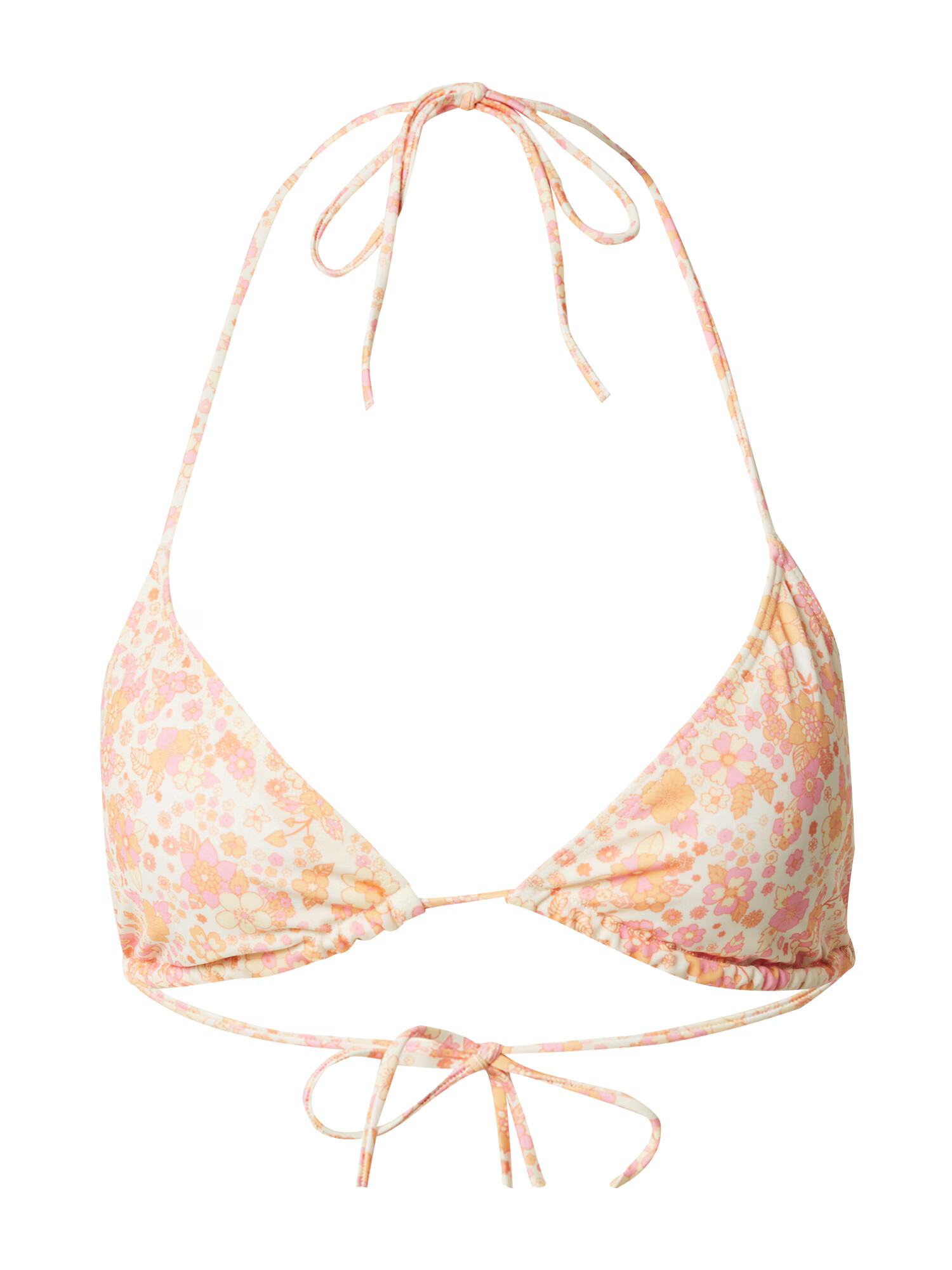 Monki Sutien costum de baie galben / galben pastel / portocaliu caisă / roz deschis - Pled.ro