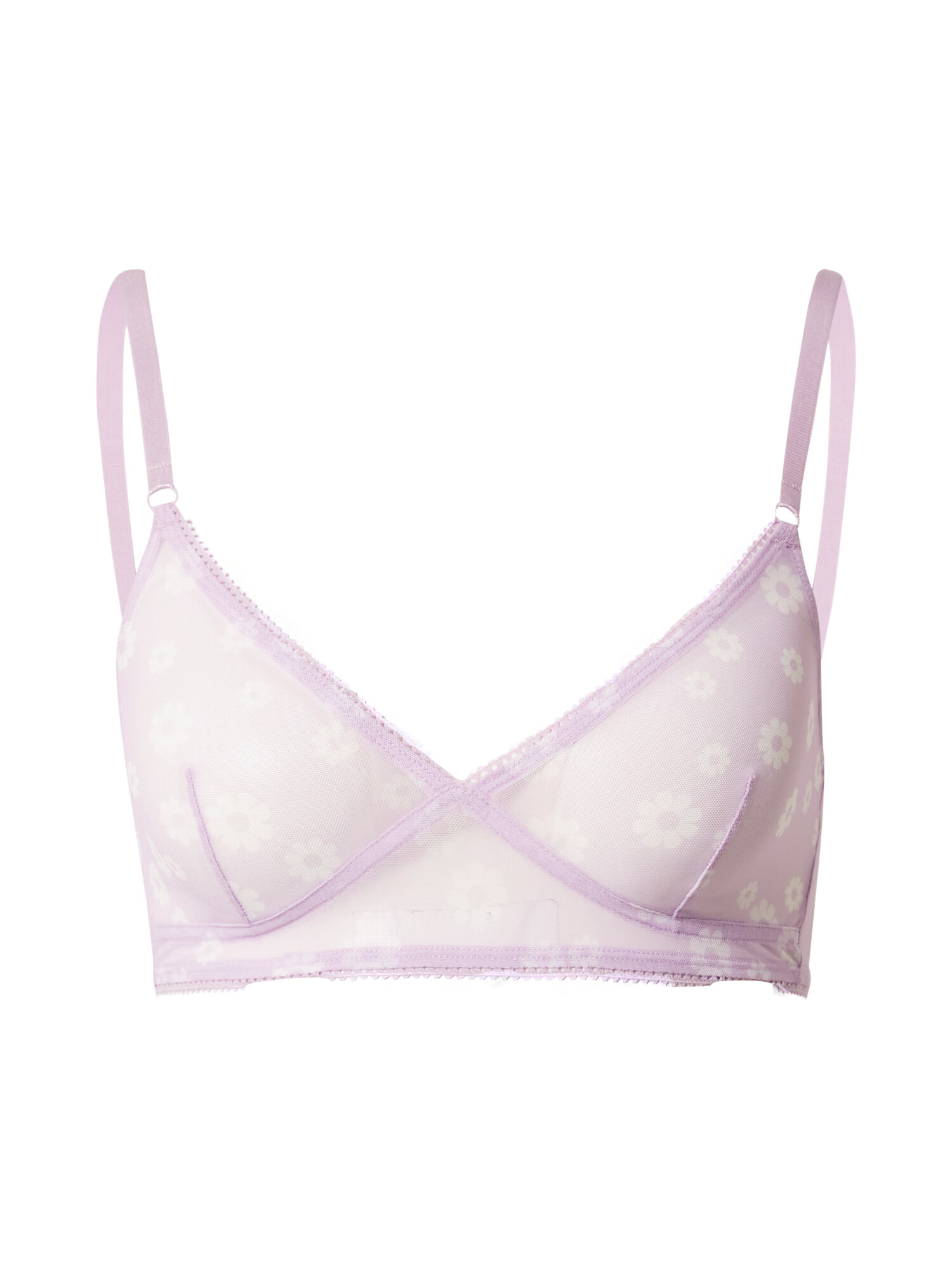 Monki Sutien mov pastel / alb - Pled.ro