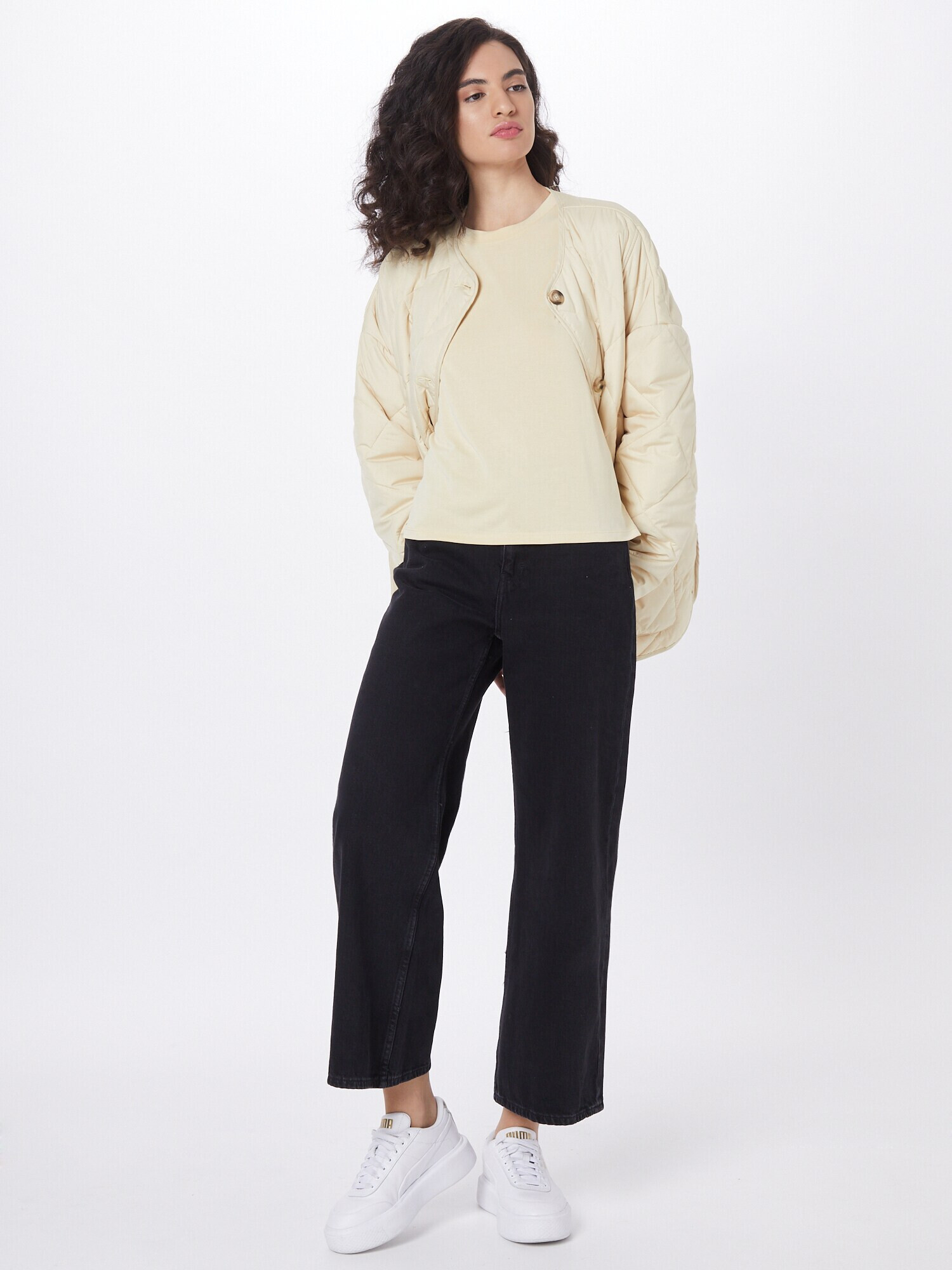 Monki Top bej - Pled.ro