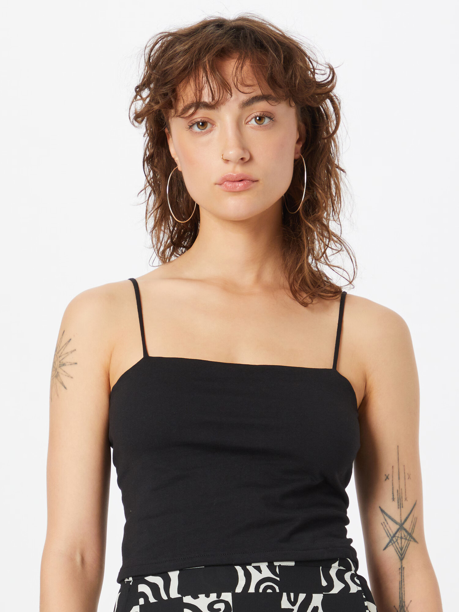 Monki Top negru - Pled.ro