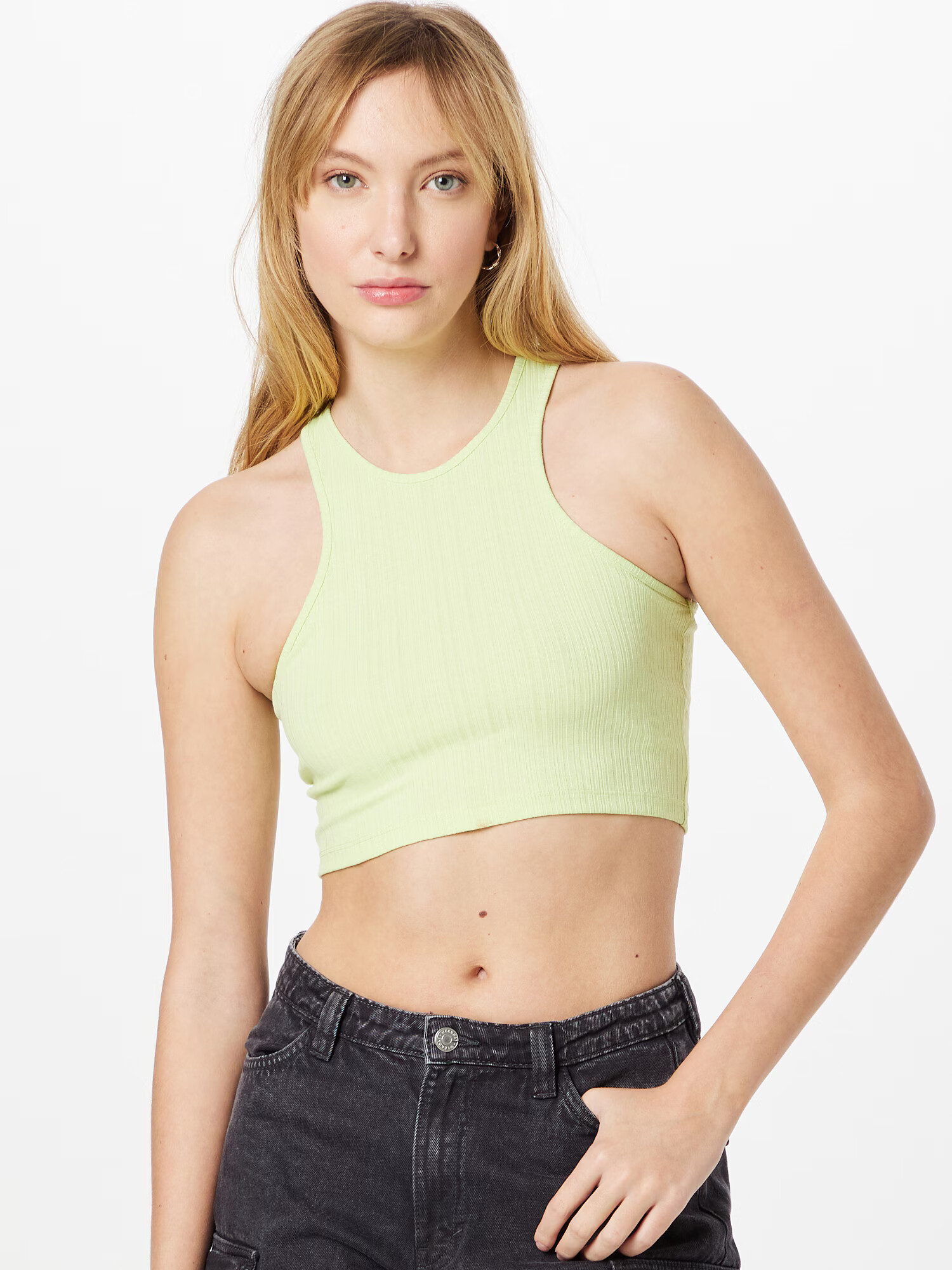 Monki Top verde deschis - Pled.ro