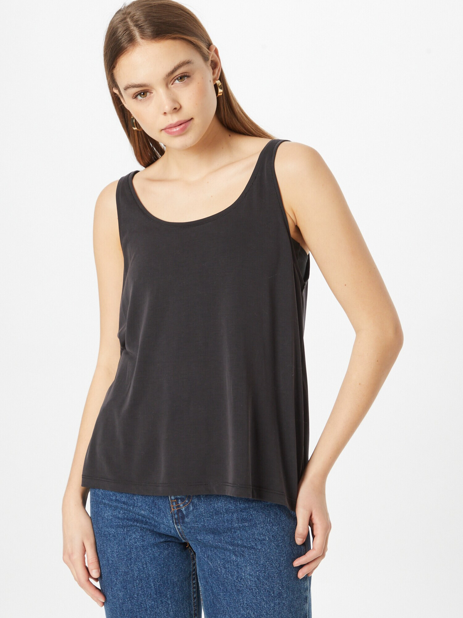 Monki Top negru - Pled.ro