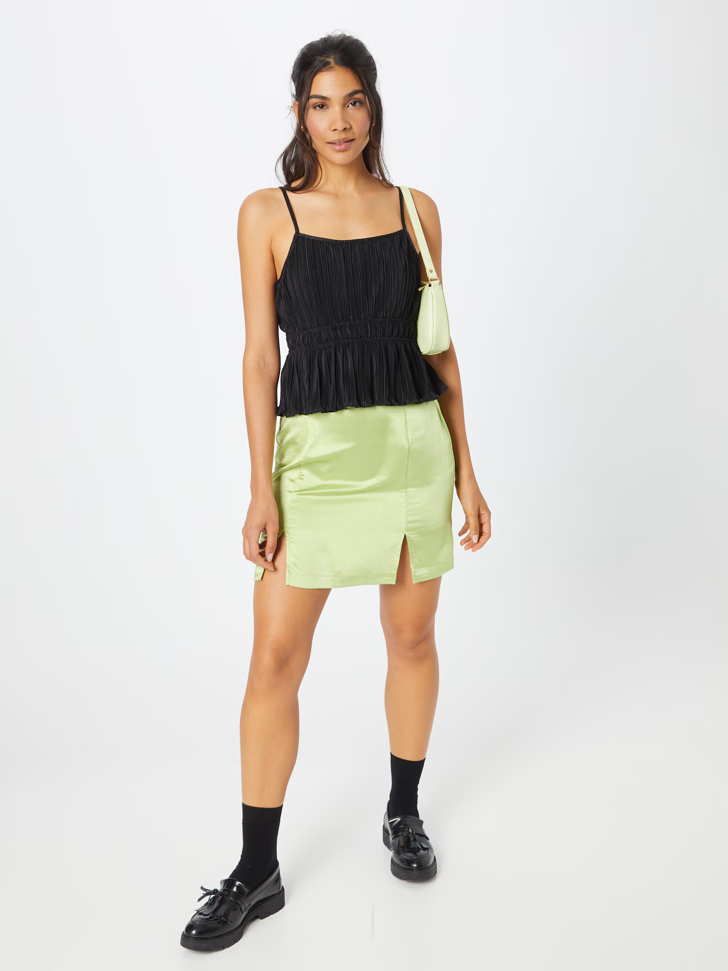 Monki Top negru - Pled.ro