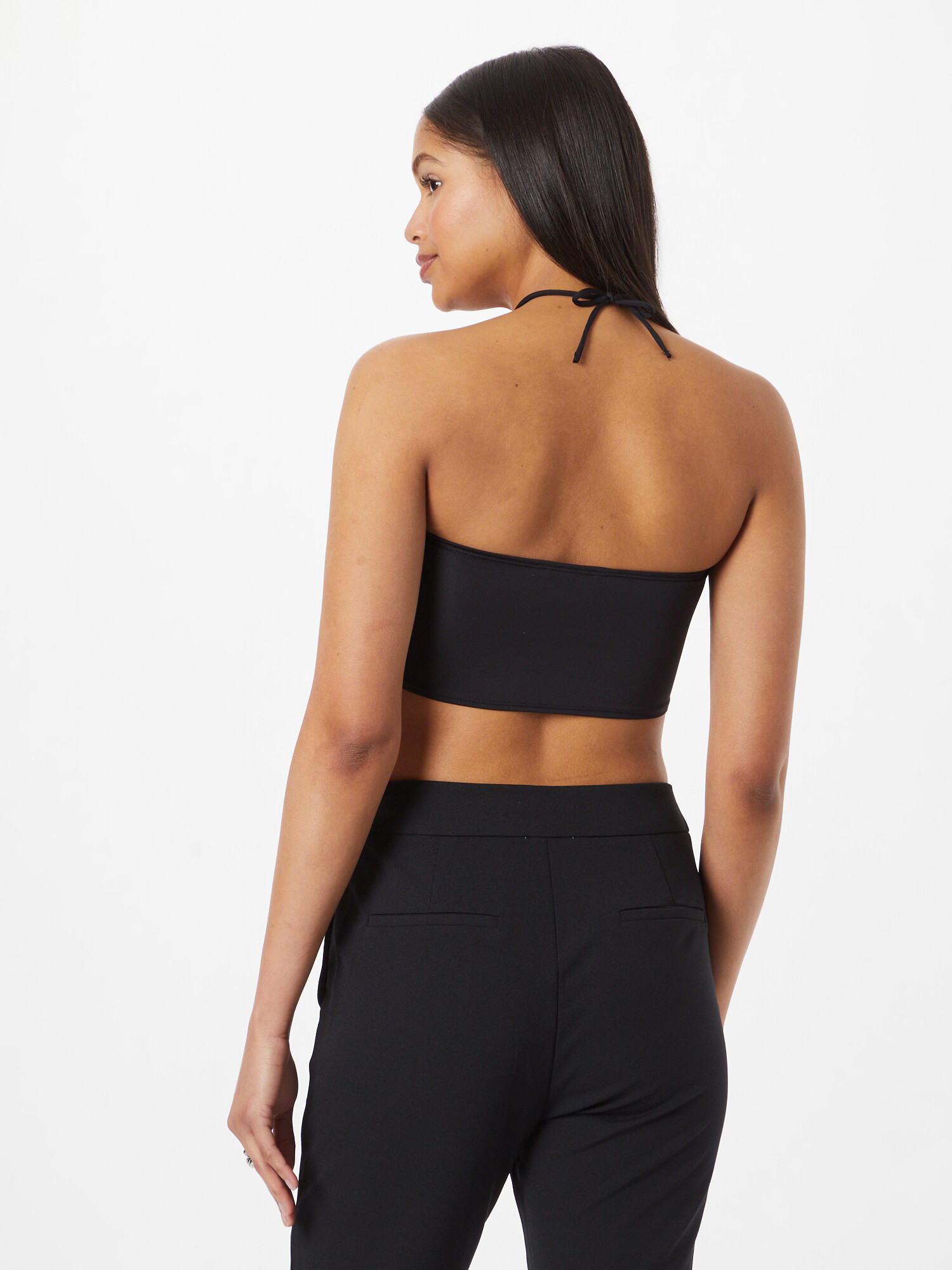 Monki Top negru - Pled.ro