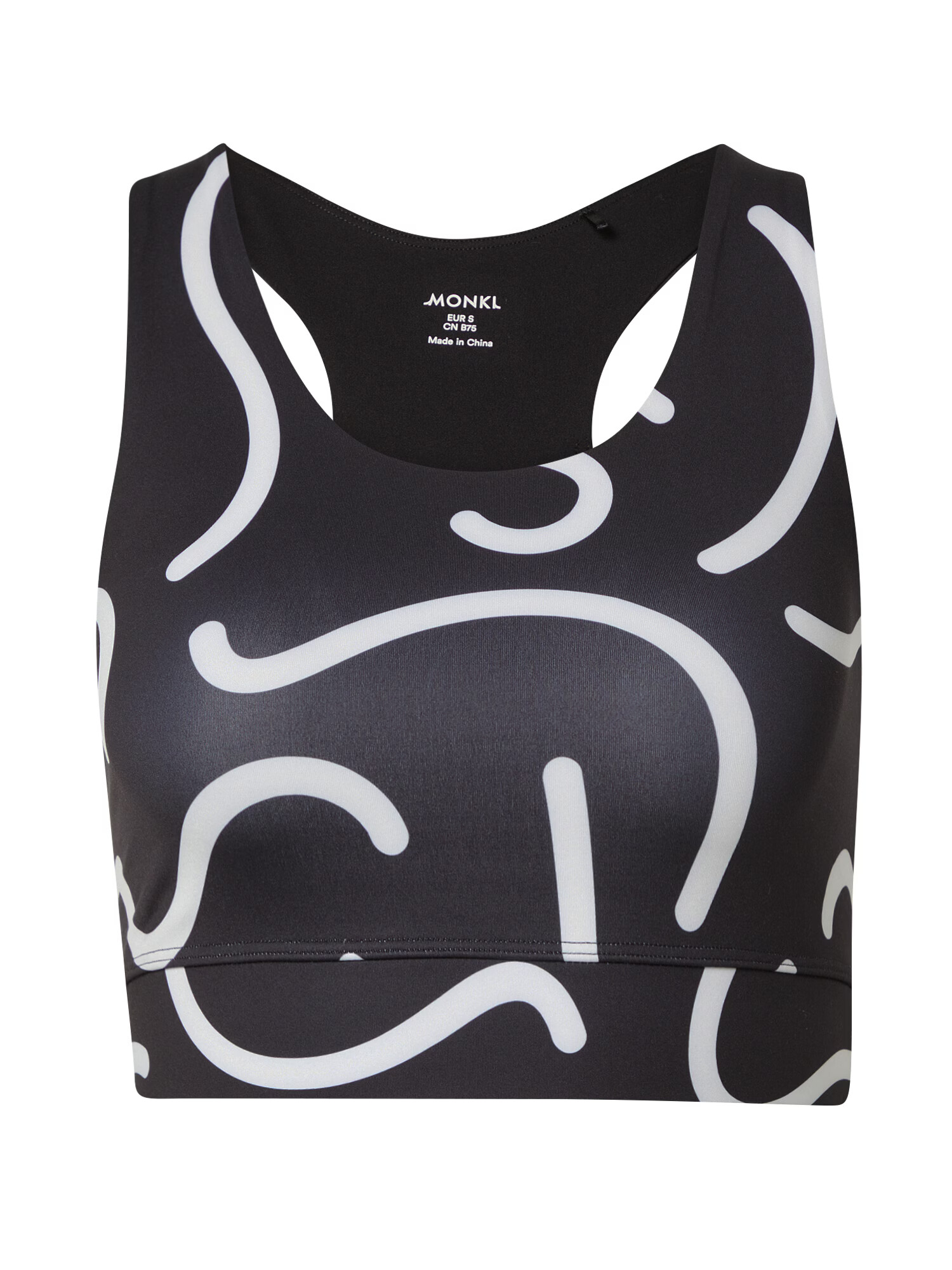 Monki Top negru / alb - Pled.ro