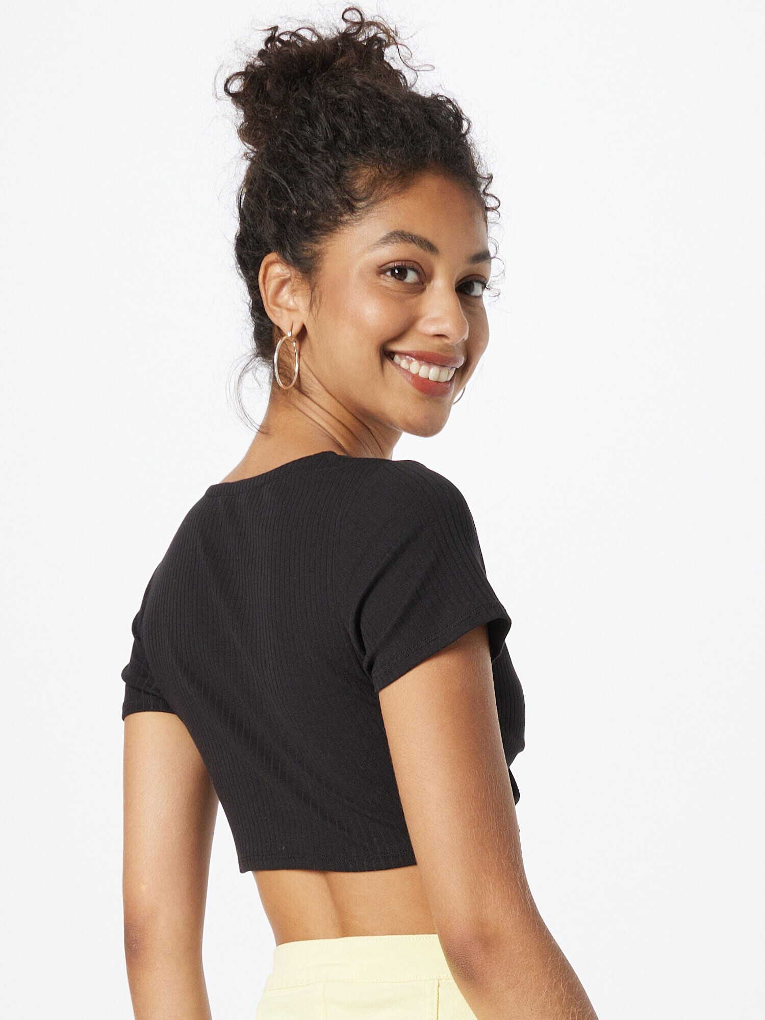 Monki Tricou negru - Pled.ro