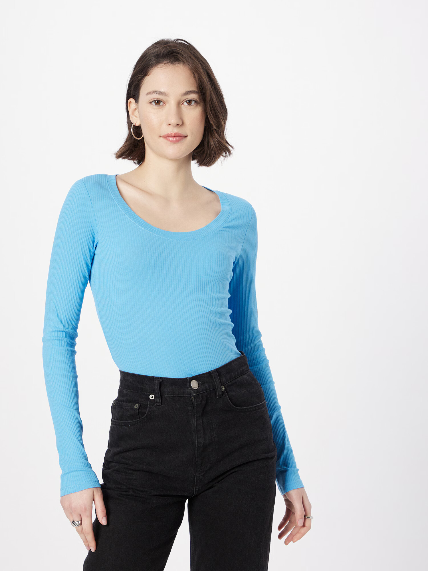 Monki Tricou turcoaz - Pled.ro