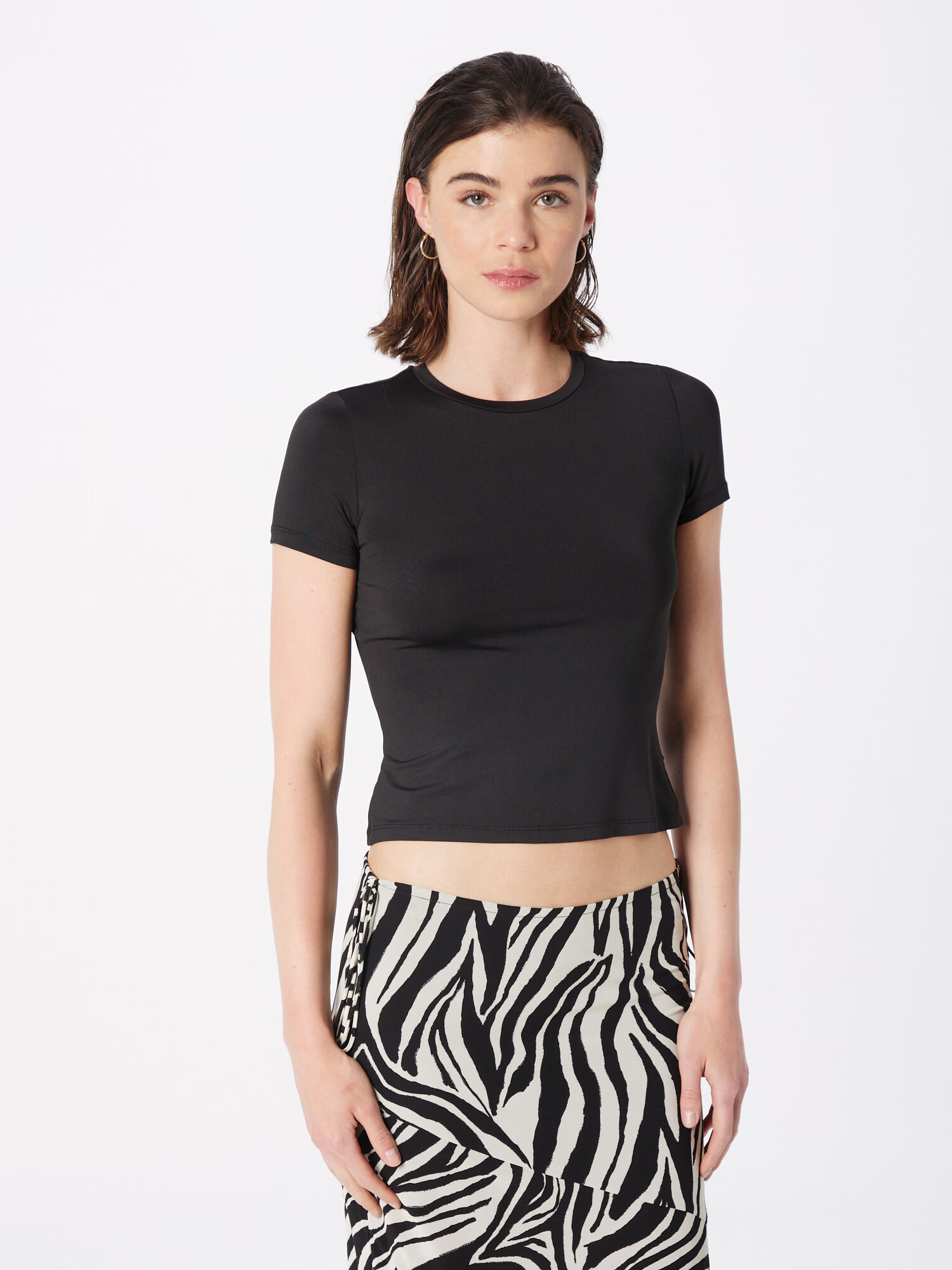 Monki Tricou negru - Pled.ro