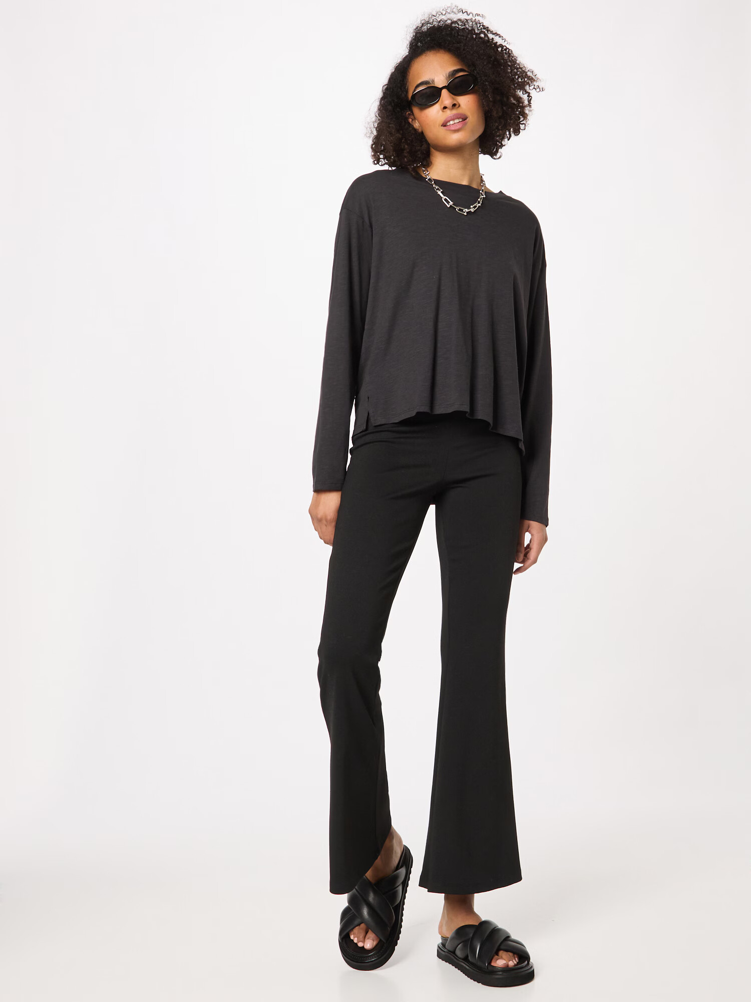 Monki Tricou negru - Pled.ro