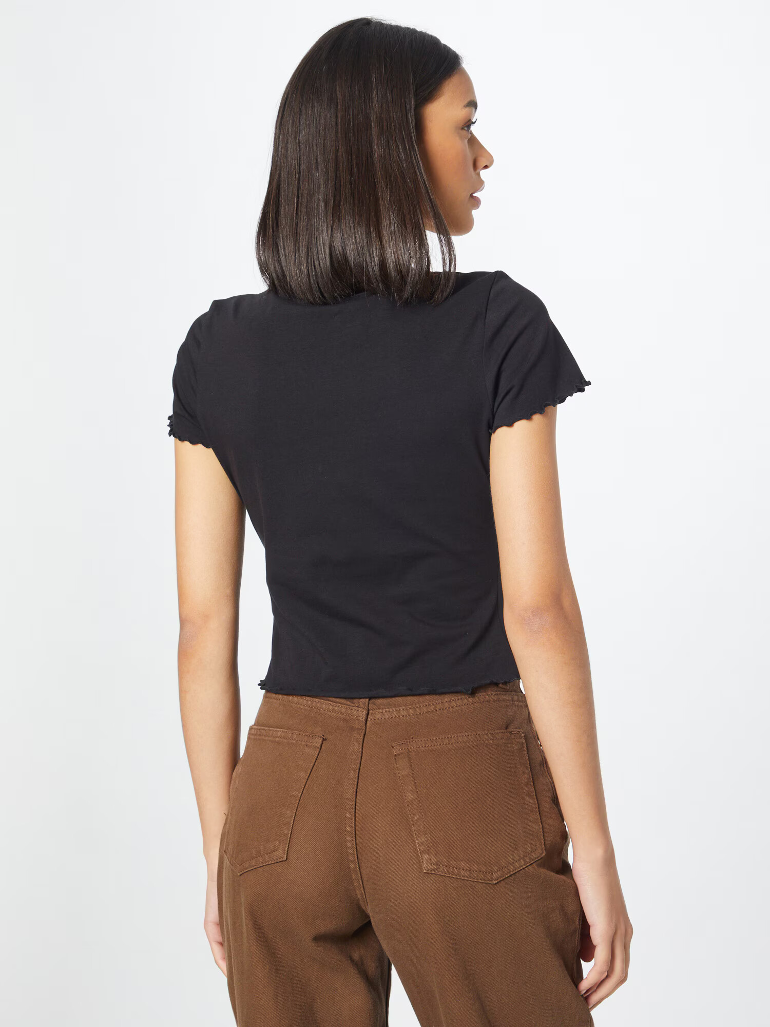 Monki Tricou negru - Pled.ro