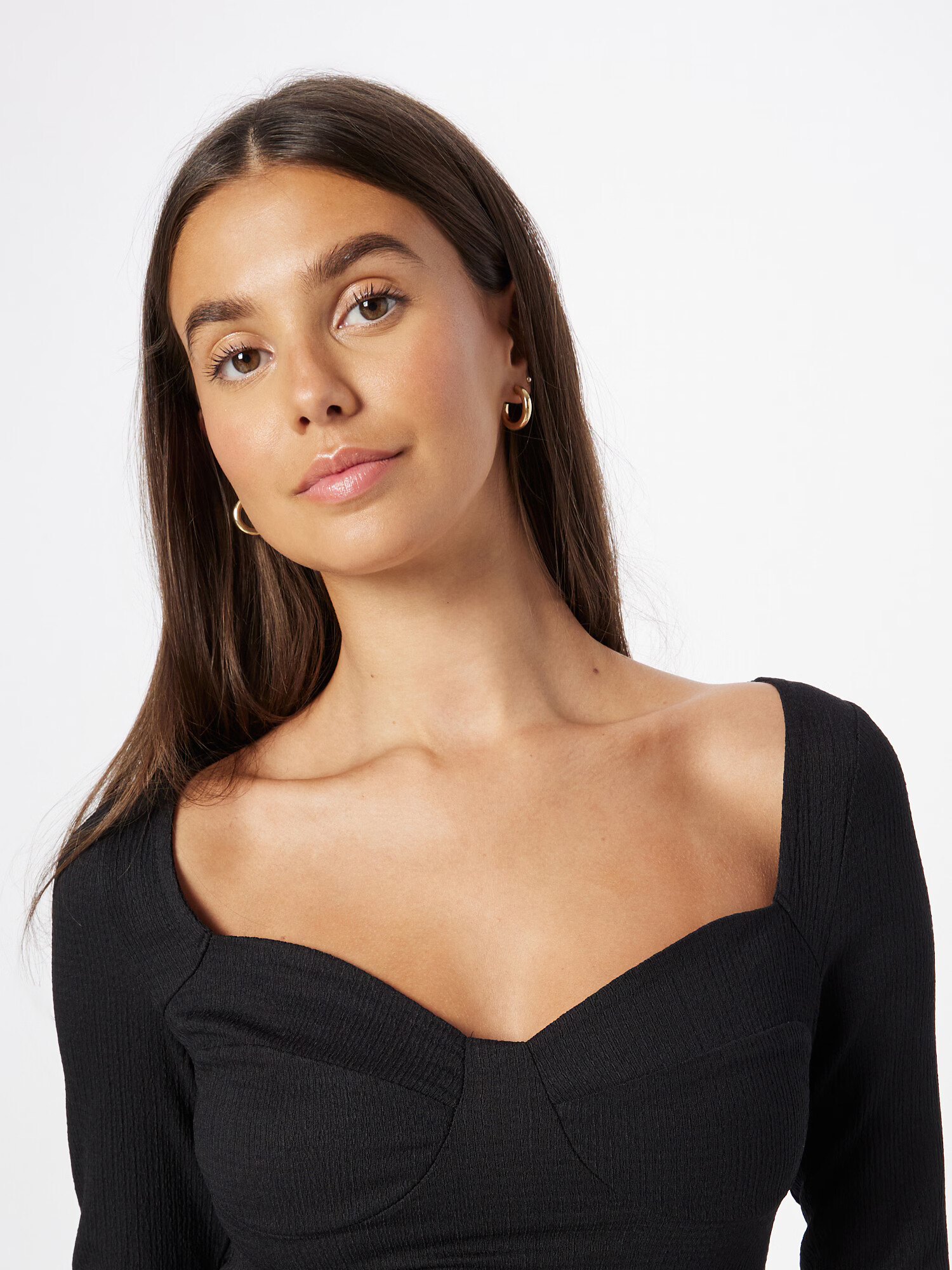 Monki Tricou negru - Pled.ro