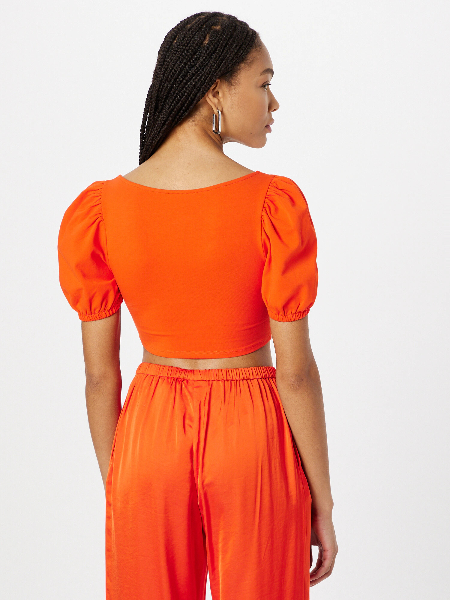 Monki Tricou roșu orange - Pled.ro