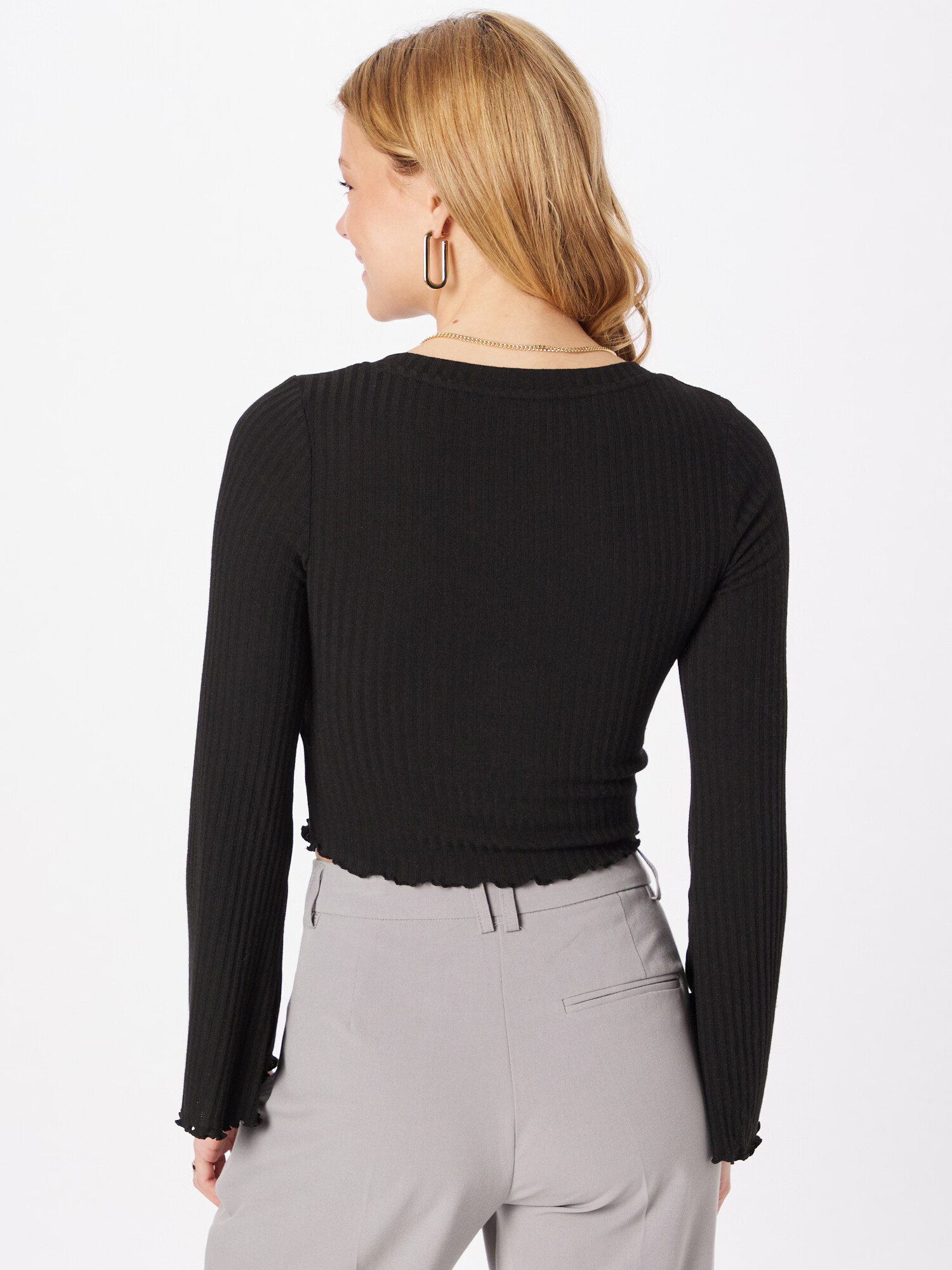 Monki Tricou negru - Pled.ro