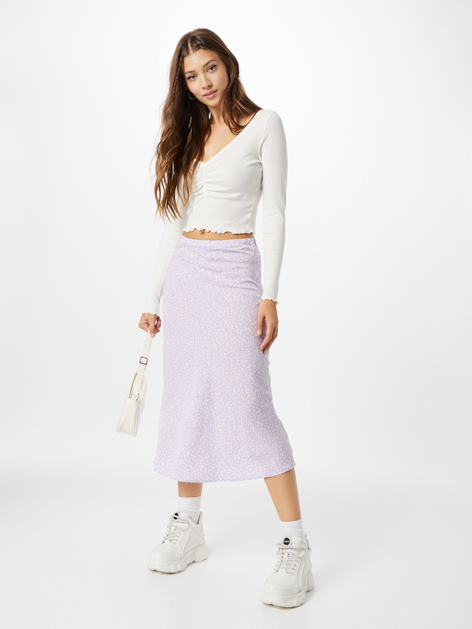 Monki Tricou alb - Pled.ro