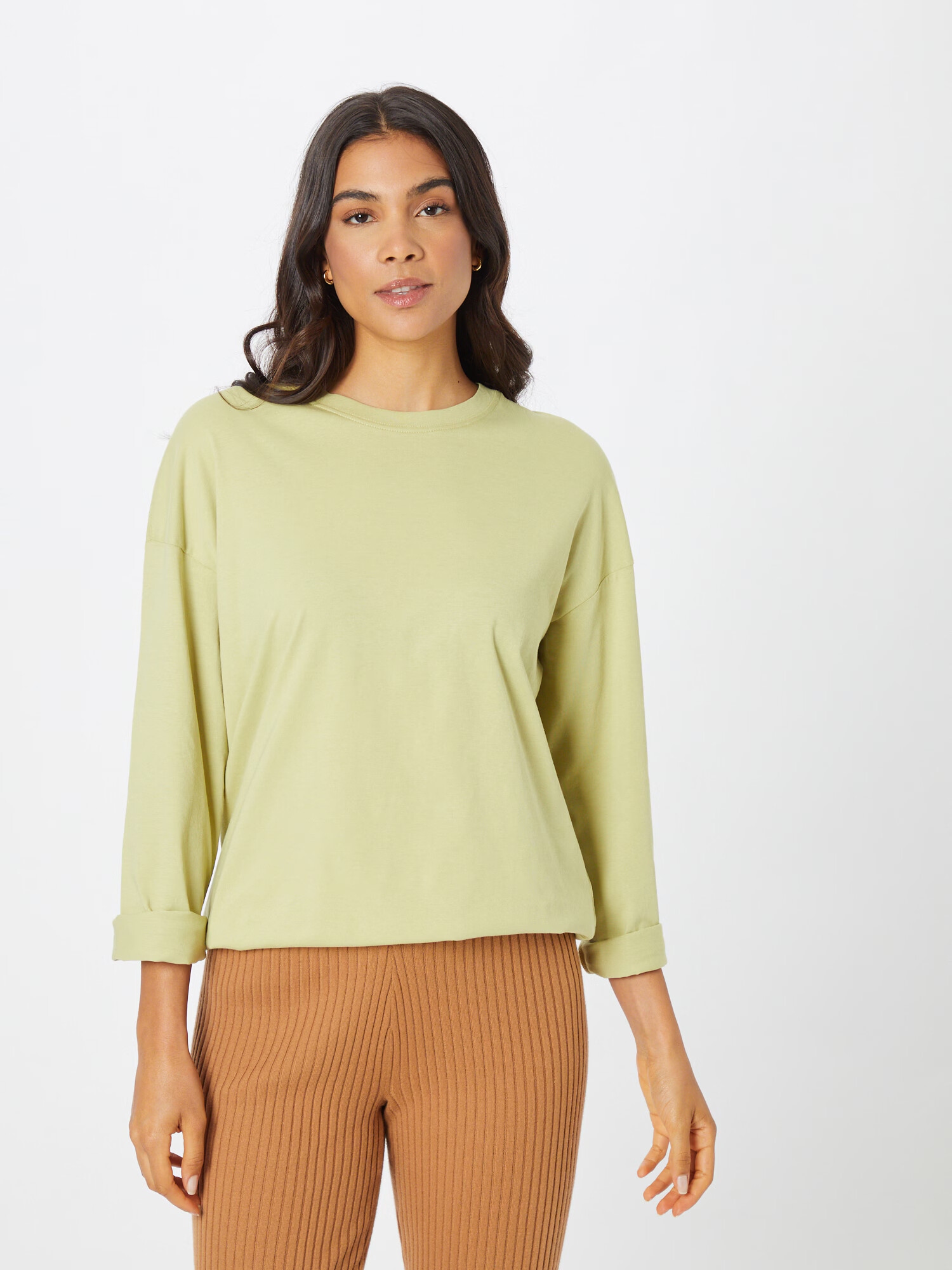 Monki Tricou verde pastel - Pled.ro