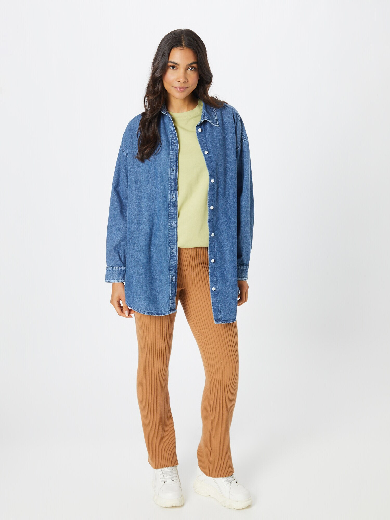 Monki Tricou verde pastel - Pled.ro