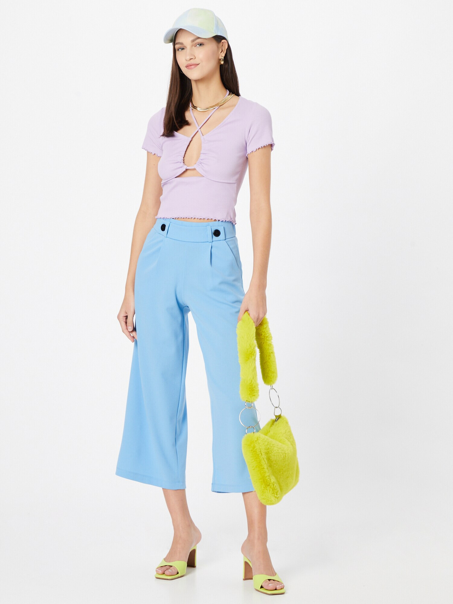 Monki Tricou mov pastel - Pled.ro