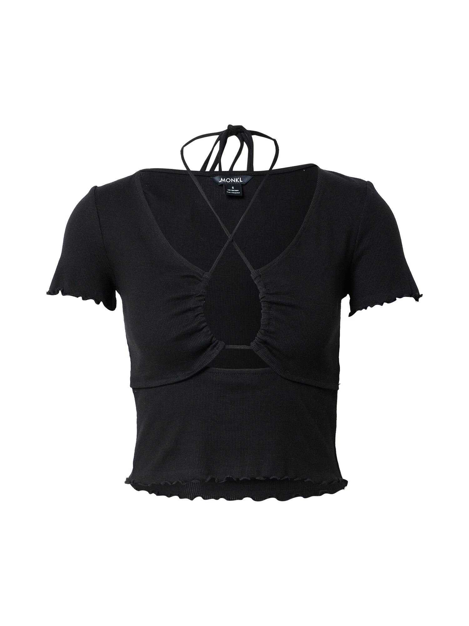 Monki Tricou negru - Pled.ro