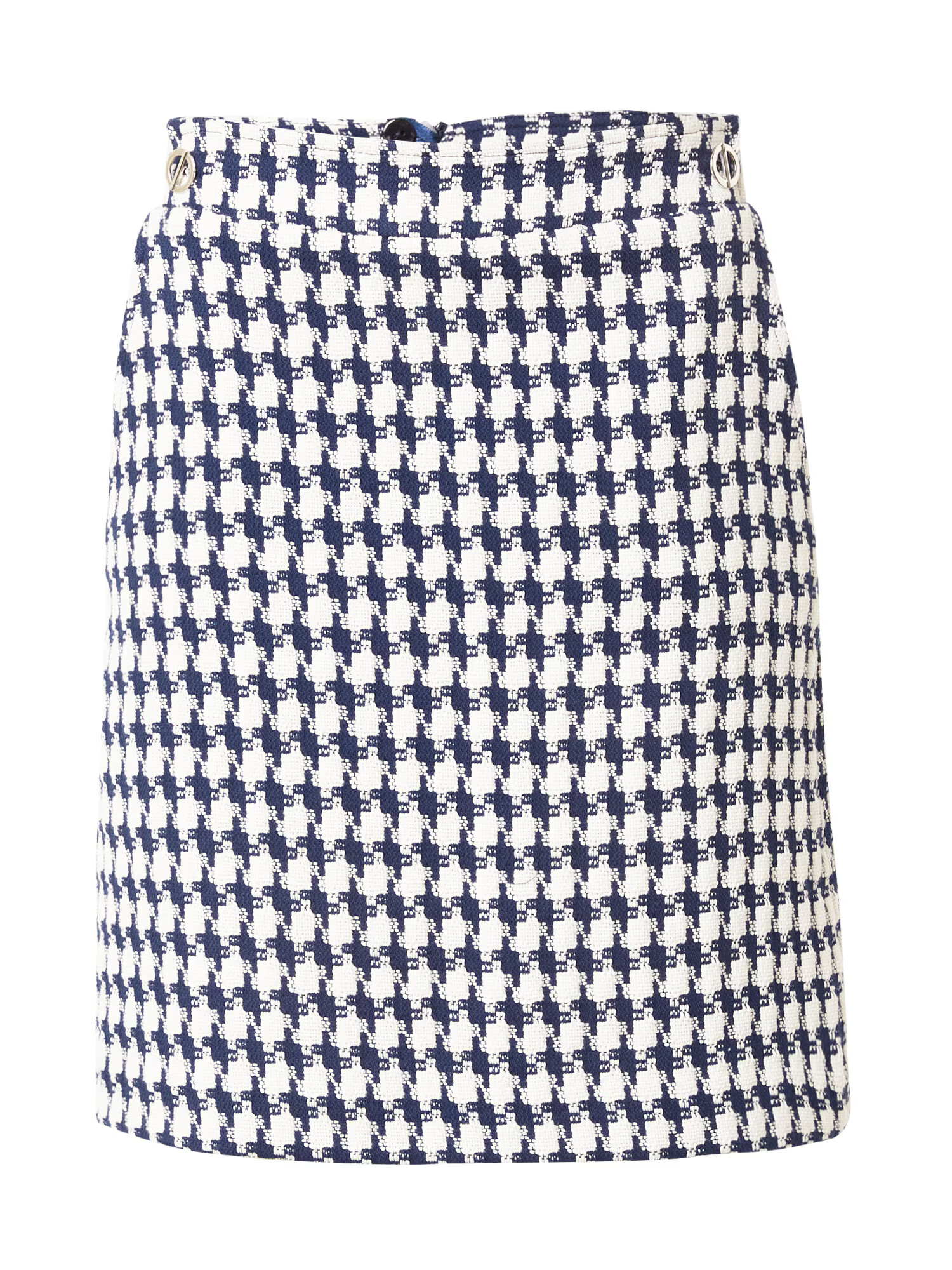 MORE & MORE Fustă 'Houndstooth' bleumarin / alb - Pled.ro