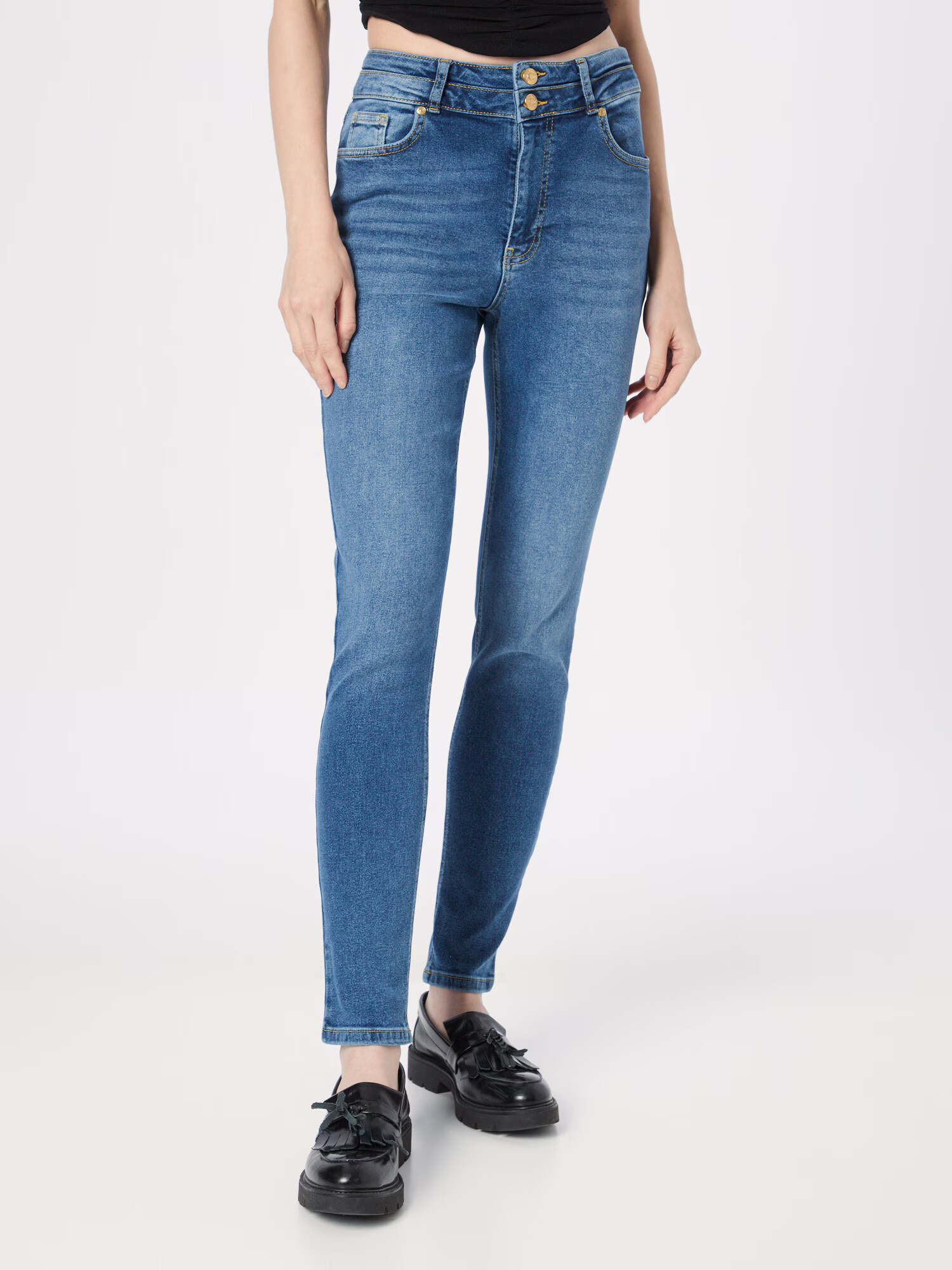 MORE & MORE Jeans albastru denim - Pled.ro