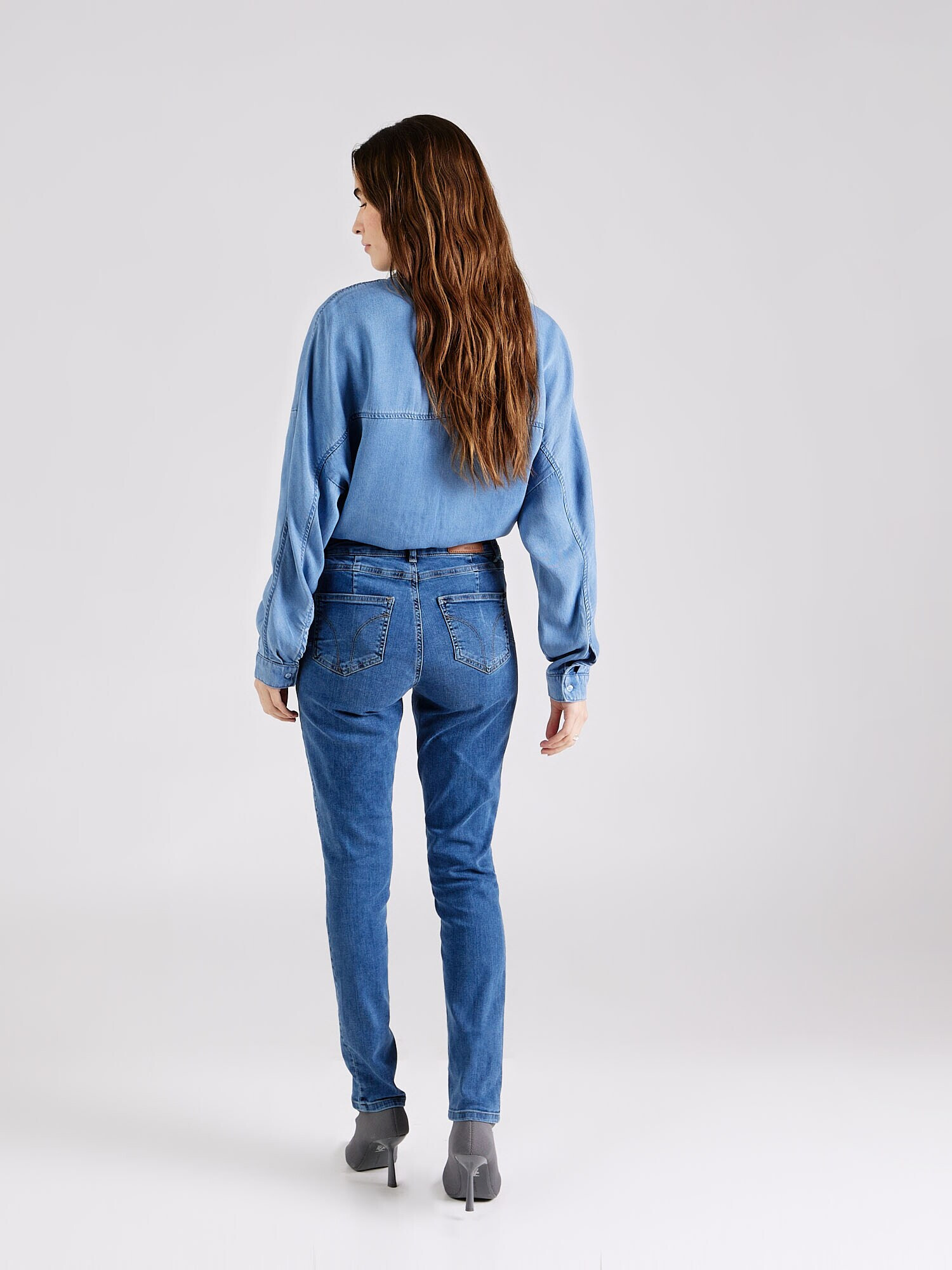 MORE & MORE Jeans albastru denim - Pled.ro