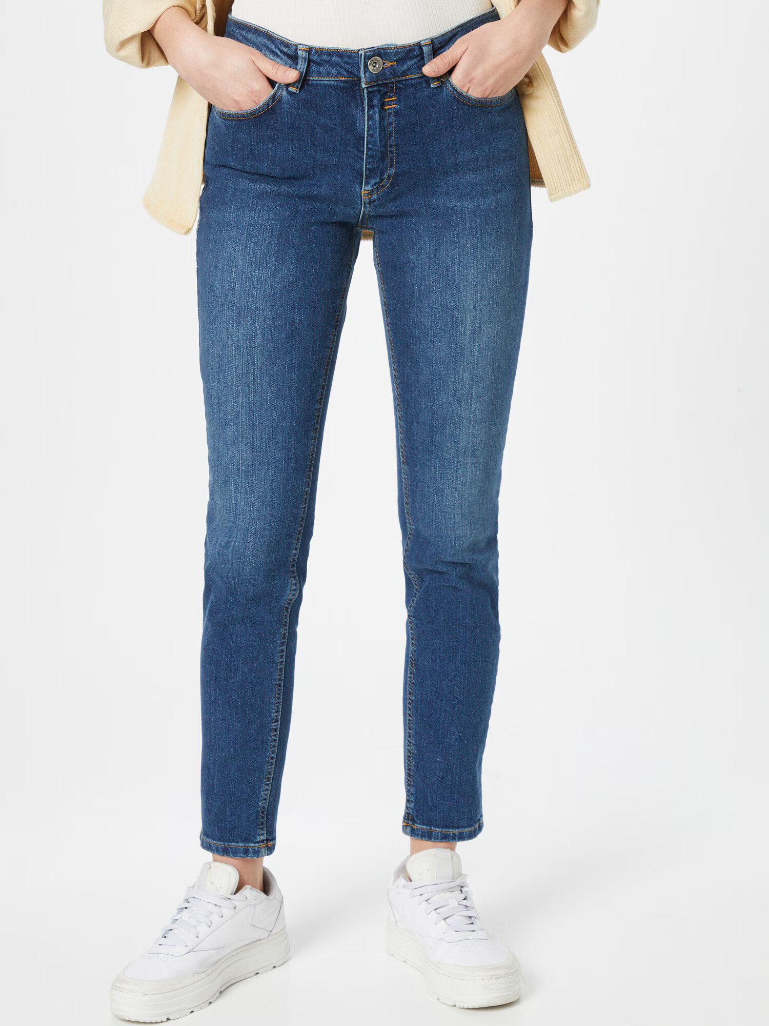 MORE & MORE Jeans 'Hazel' albastru denim - Pled.ro