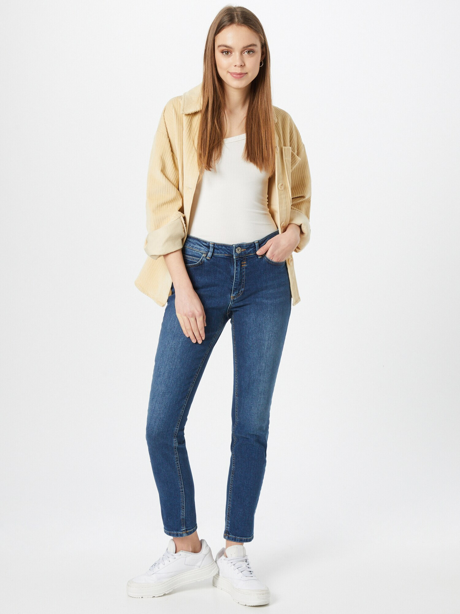 MORE & MORE Jeans 'Hazel' albastru denim - Pled.ro